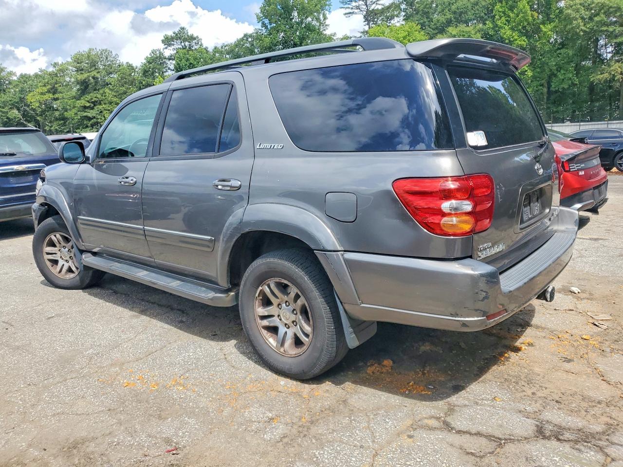 2004 Toyota Sequoia Limited Gray vin: 5TDBT48A54S216529