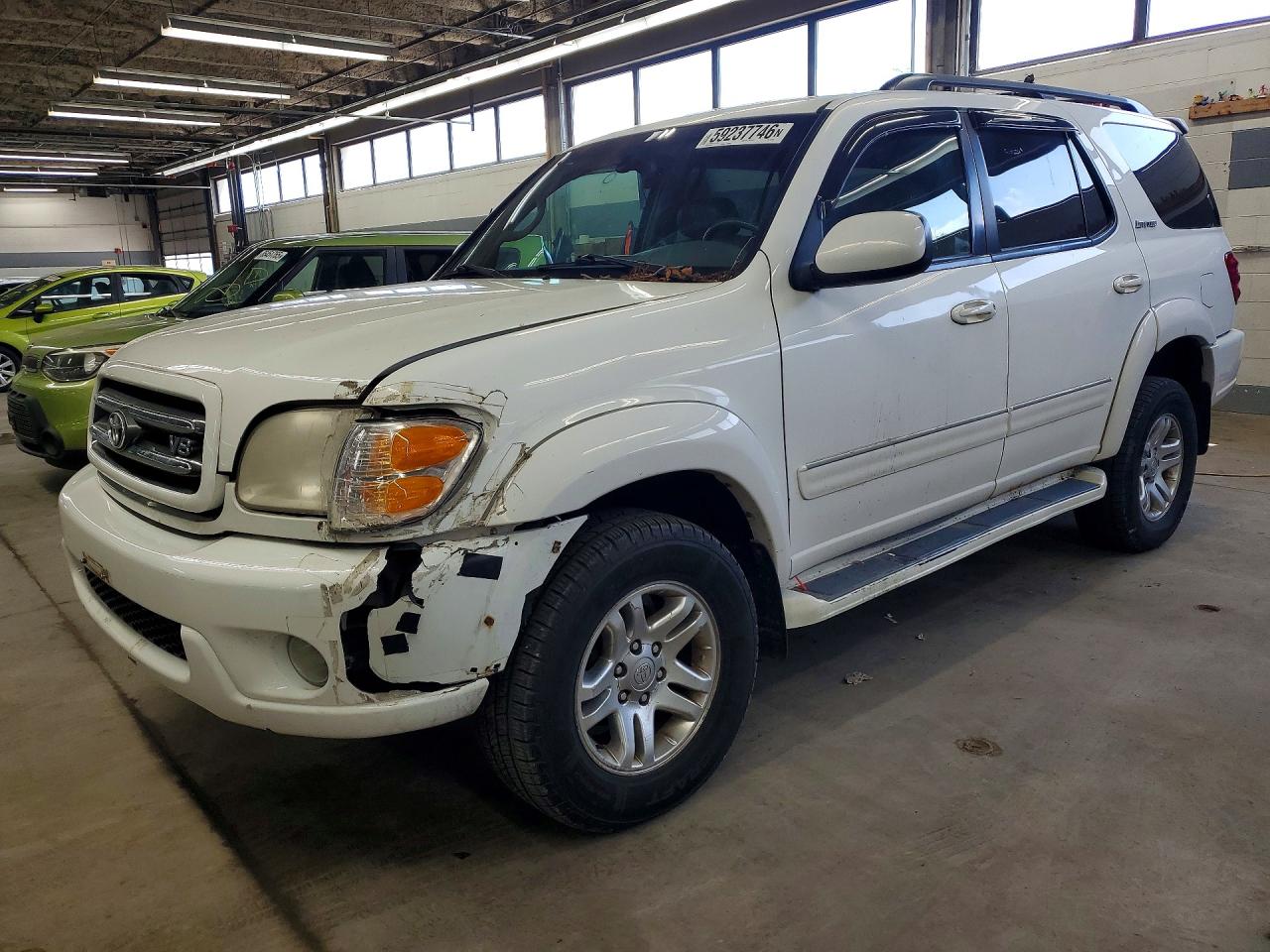 2004 Toyota Sequoia Limited White vin: 5TDBT48A54S227868