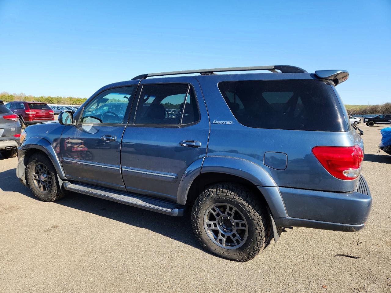 2005 Toyota Sequoia Limited Blue vin: 5TDBT48A55S234384