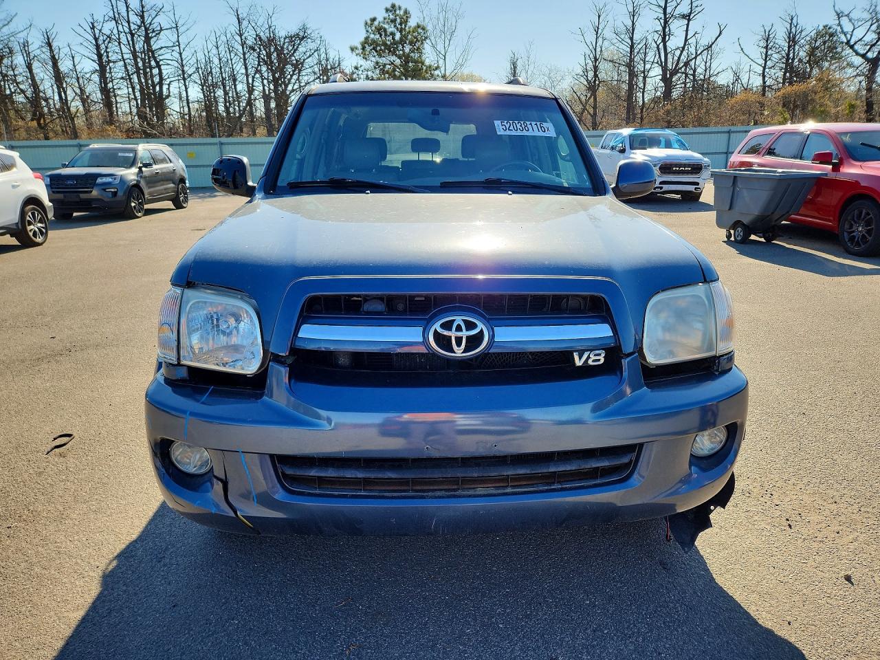 2005 Toyota Sequoia Limited Blue vin: 5TDBT48A55S234384