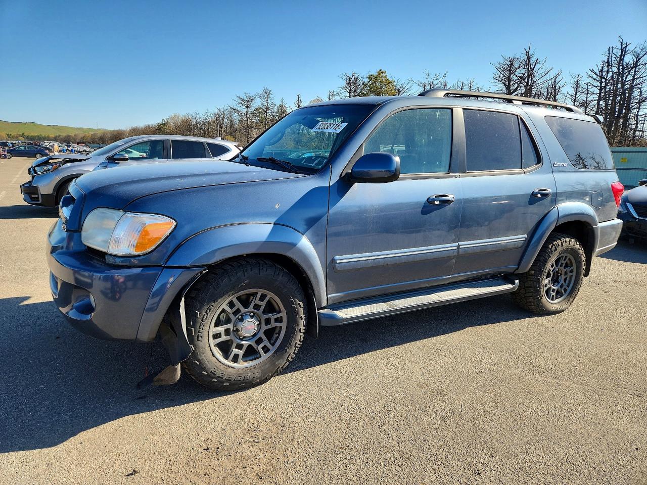 2005 Toyota Sequoia Limited Blue vin: 5TDBT48A55S234384