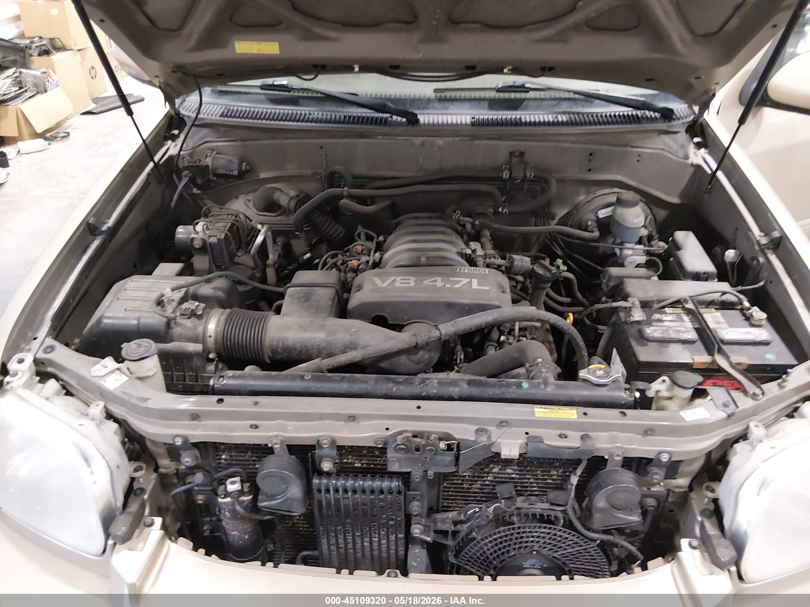 2005 Toyota Sequoia Limited V8 Желто-коричневый vin: 5TDBT48A55S237379