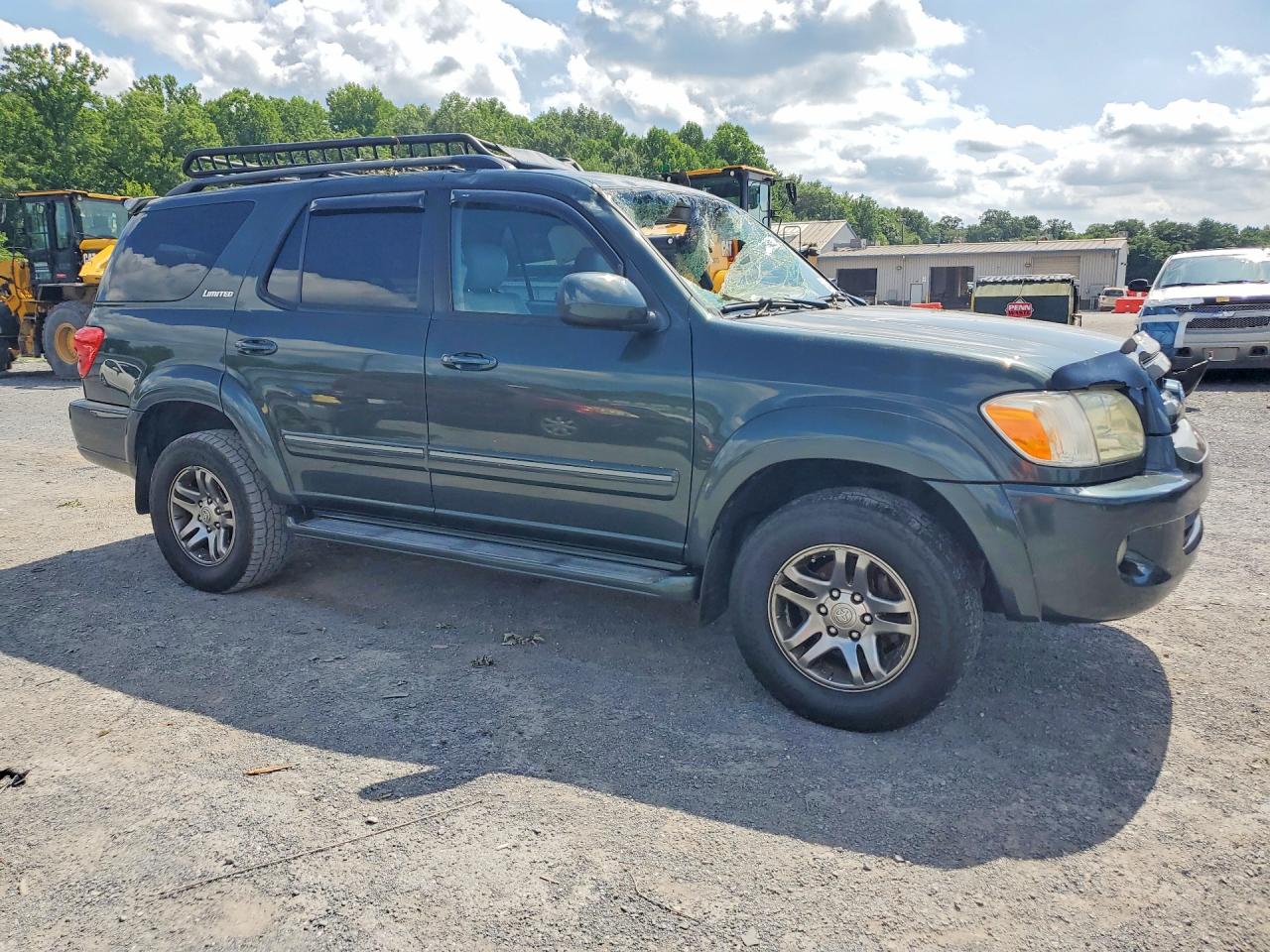 2006 Toyota Sequoia Limited Green vin: 5TDBT48A56S272621