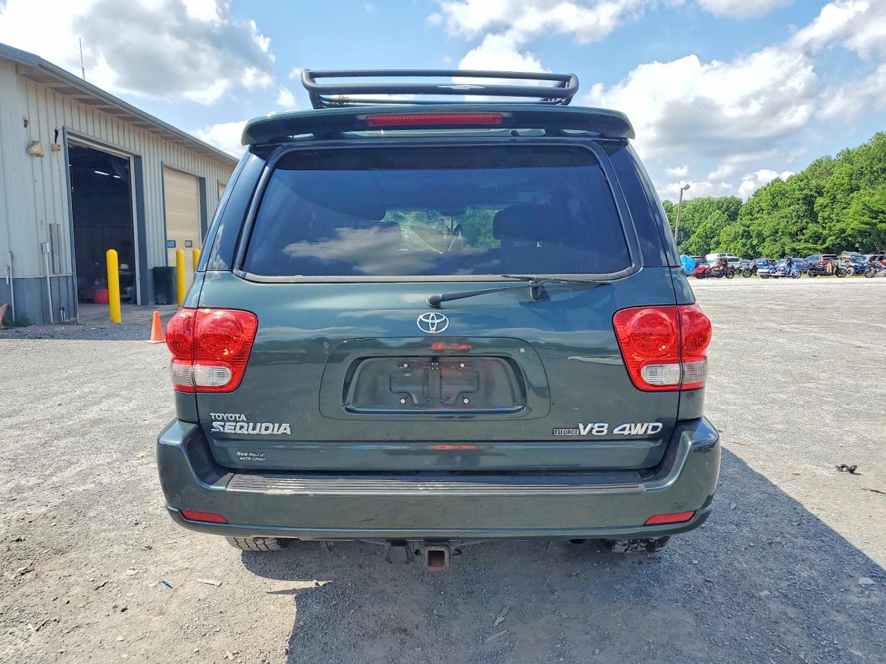 2006 Toyota Sequoia Limited Green vin: 5TDBT48A56S272621