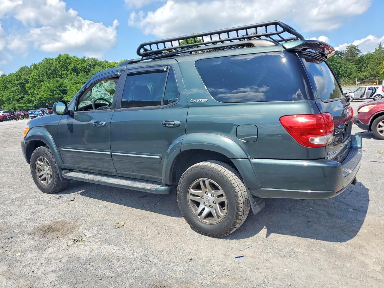 2006 Toyota Sequoia Limited Green vin: 5TDBT48A56S272621