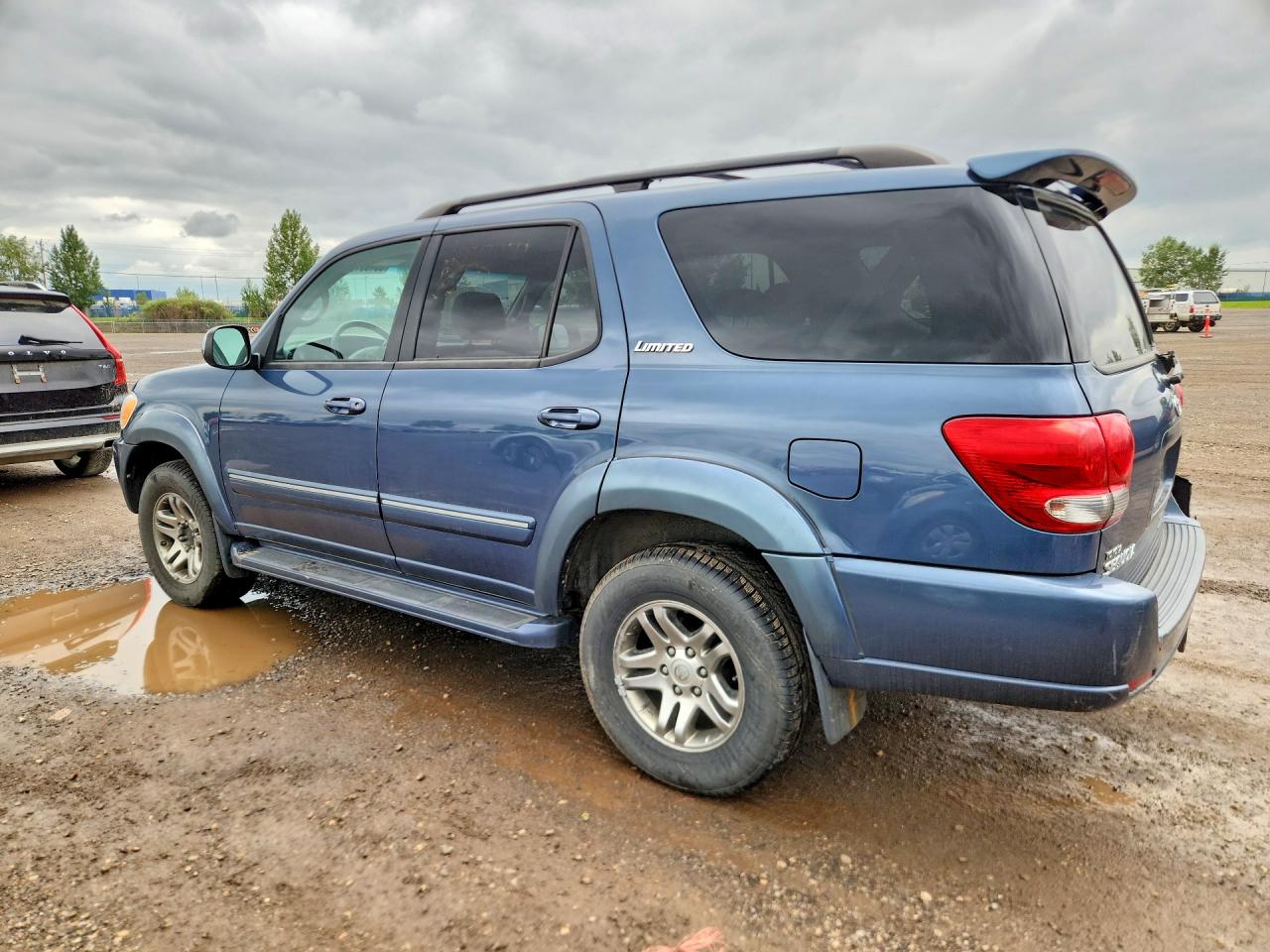 2007 Toyota Sequoia Limited Blue vin: 5TDBT48A57S288934