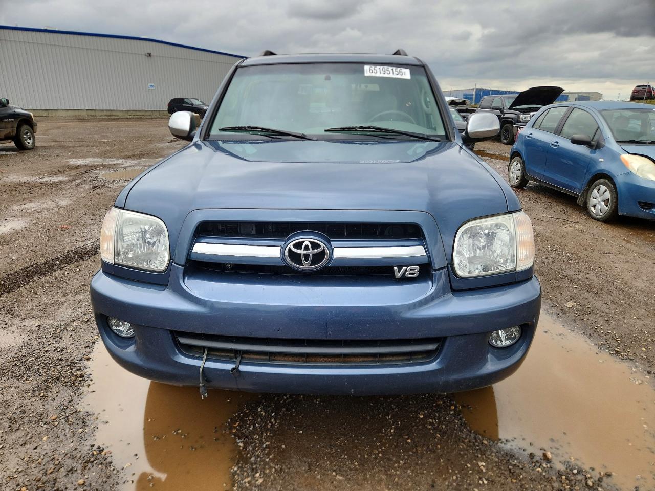 2007 Toyota Sequoia Limited Blue vin: 5TDBT48A57S288934