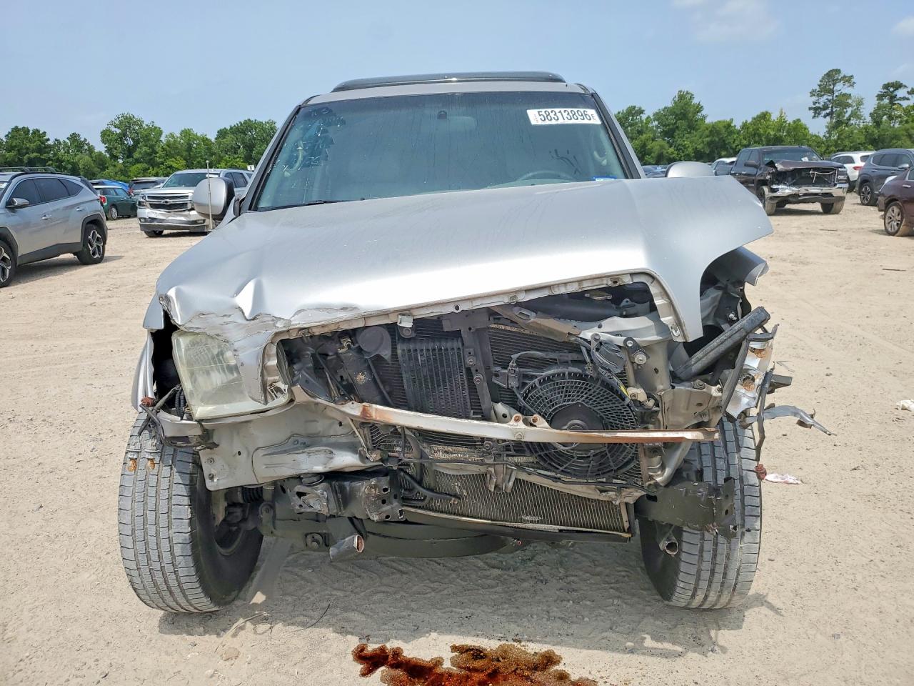 2001 Toyota Sequoia Limited Silver vin: 5TDBT48A61S055796