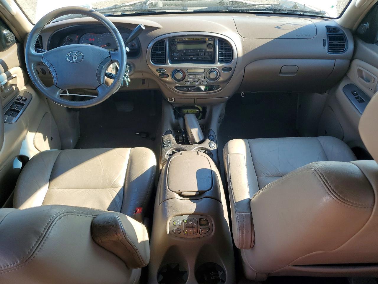 2004 Toyota Sequoia Limited White vin: 5TDBT48A64S222629