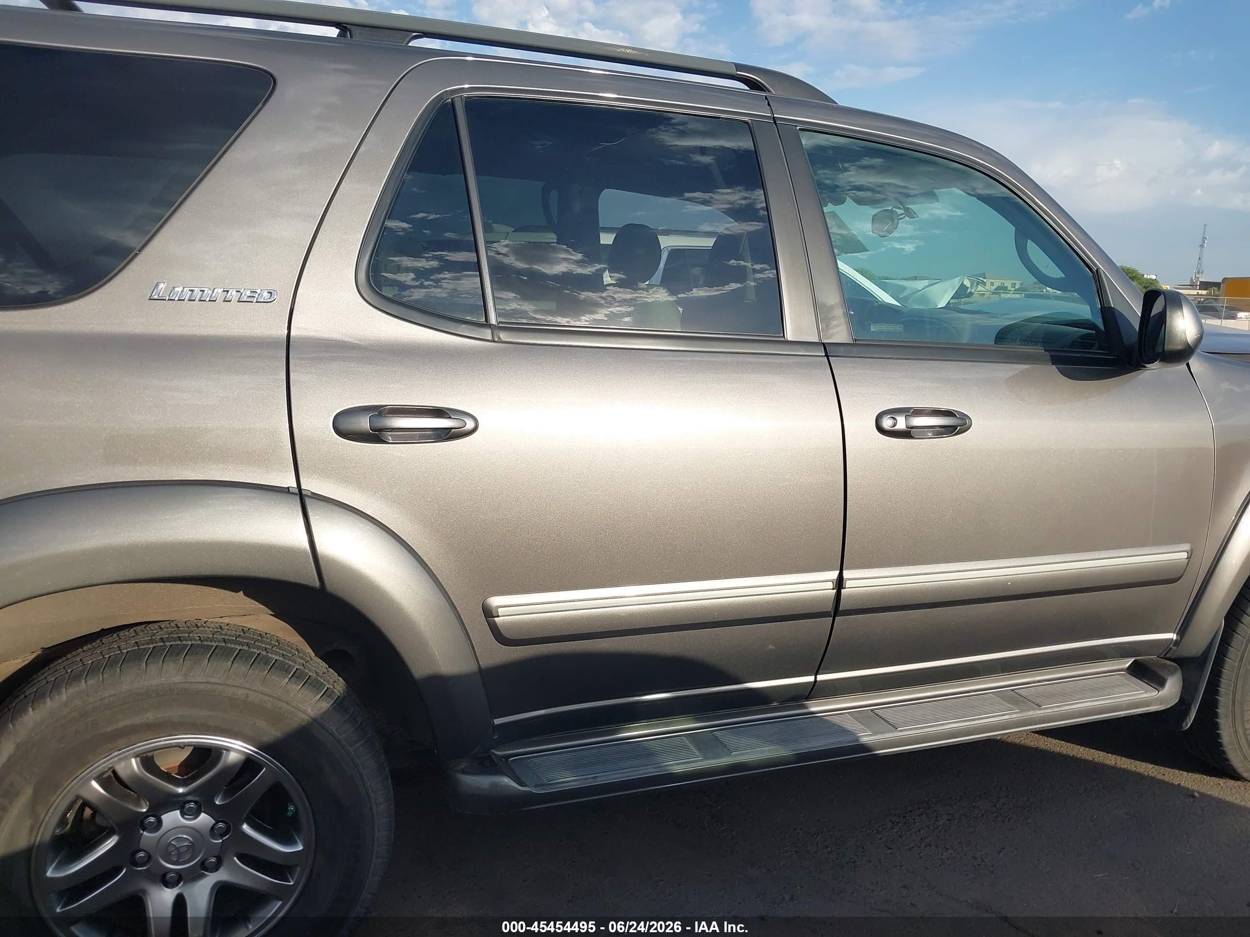 2006 Toyota Sequoia Limited V8 Gray vin: 5TDBT48A66S274426