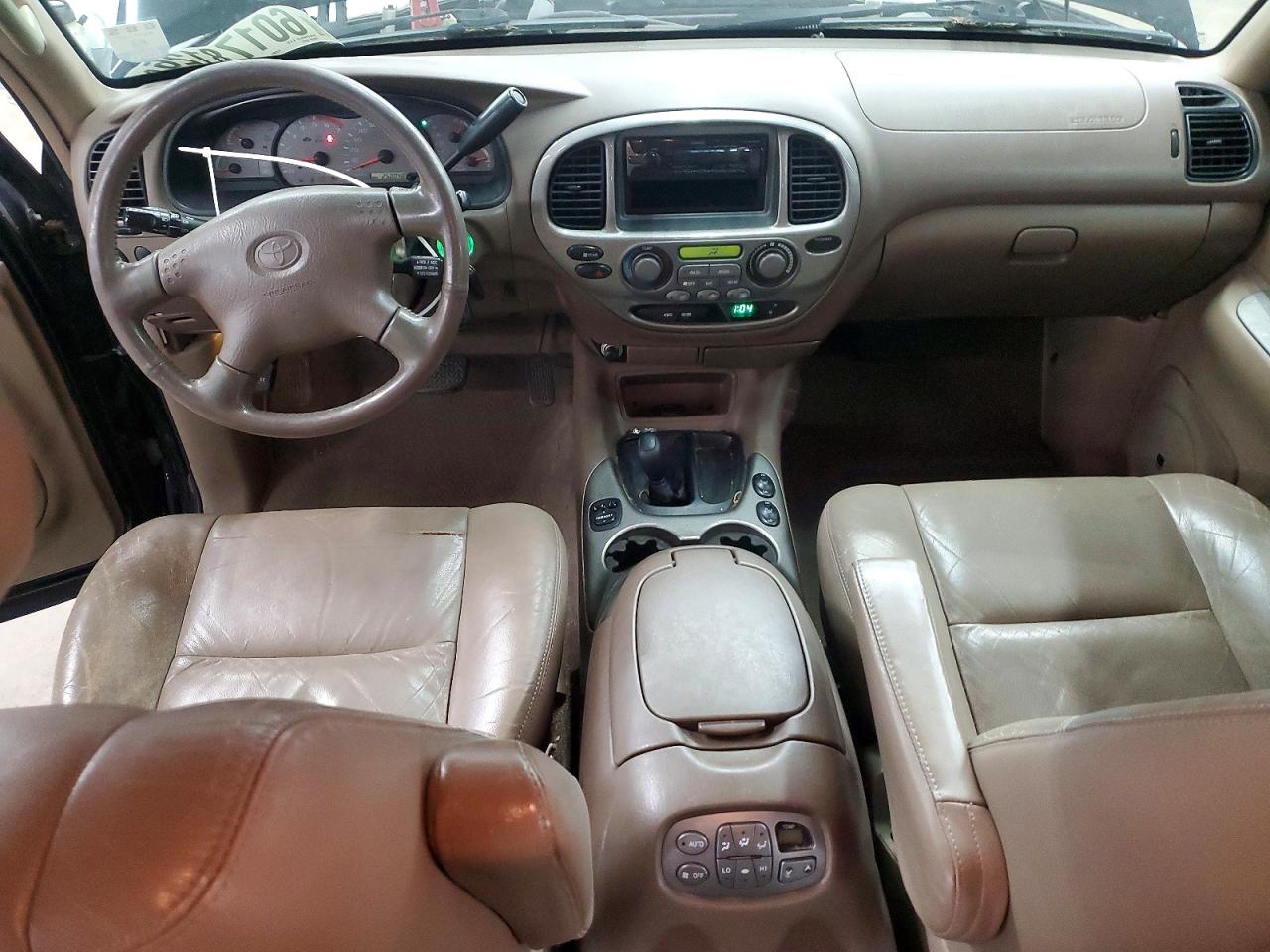 2001 Toyota Sequoia Limited Black vin: 5TDBT48A71S013458