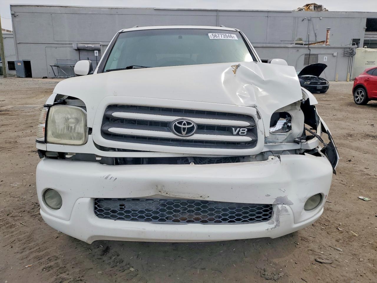 2002 Toyota Sequoia Limited White vin: 5TDBT48A72S058420