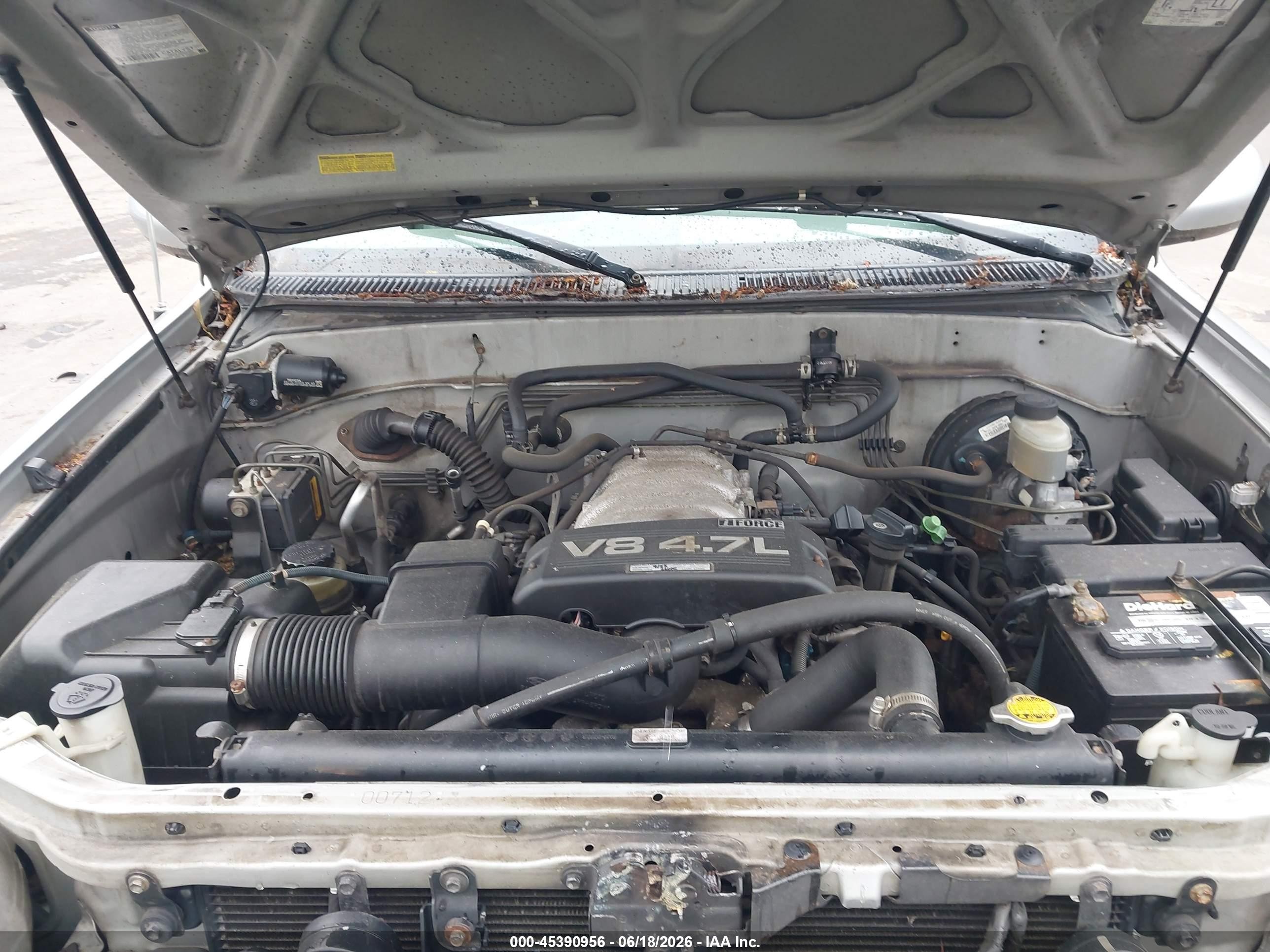 2003 Toyota Sequoia Limited V8 Silver vin: 5TDBT48A73S145669