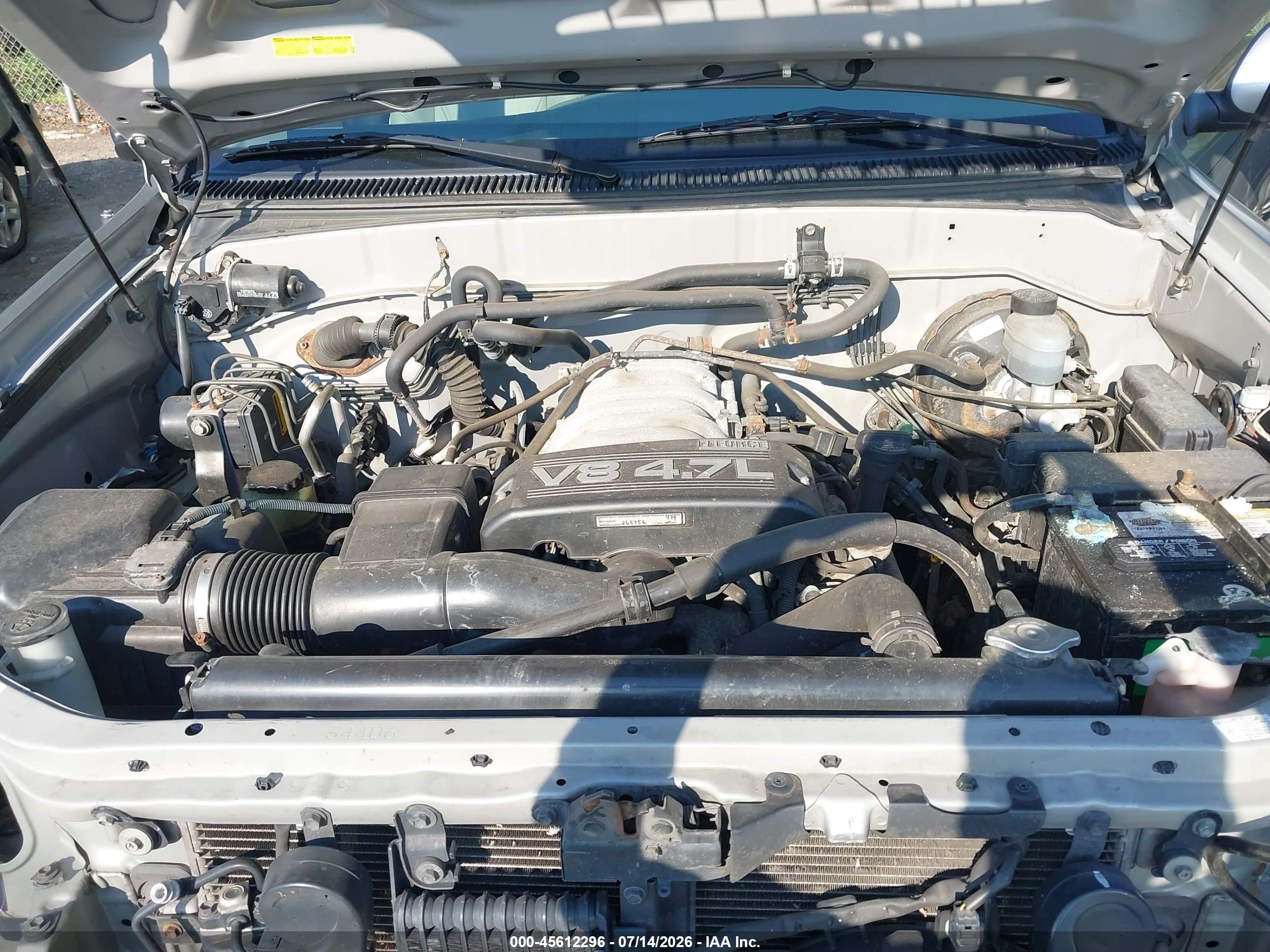 2004 Toyota Sequoia Limited V8 Silver vin: 5TDBT48A74S228620