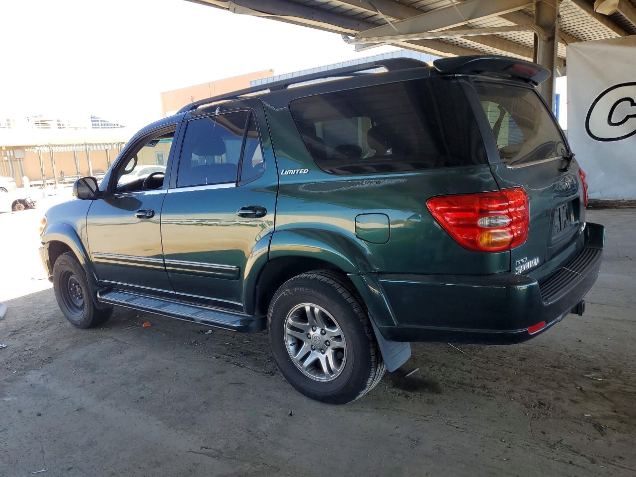 2004 Toyota Sequoia Limited Зеленый vin: 5TDBT48A74S229587