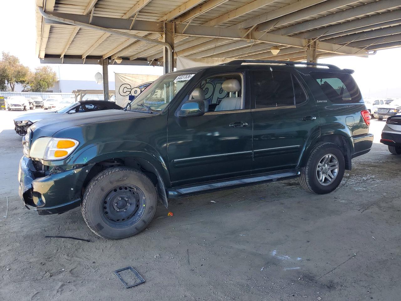 2004 Toyota Sequoia Limited Зеленый vin: 5TDBT48A74S229587
