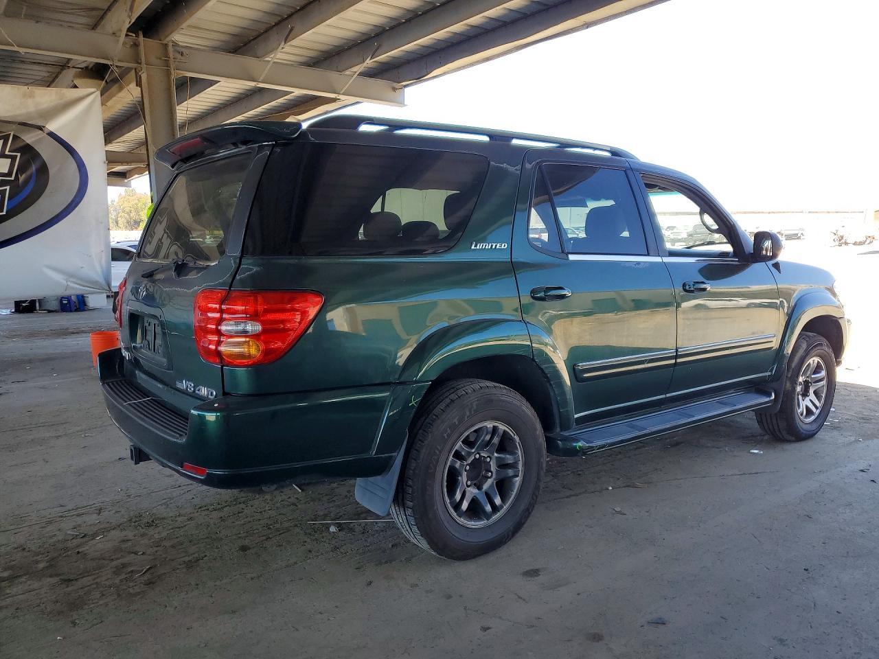 2004 Toyota Sequoia Limited Зеленый vin: 5TDBT48A74S229587