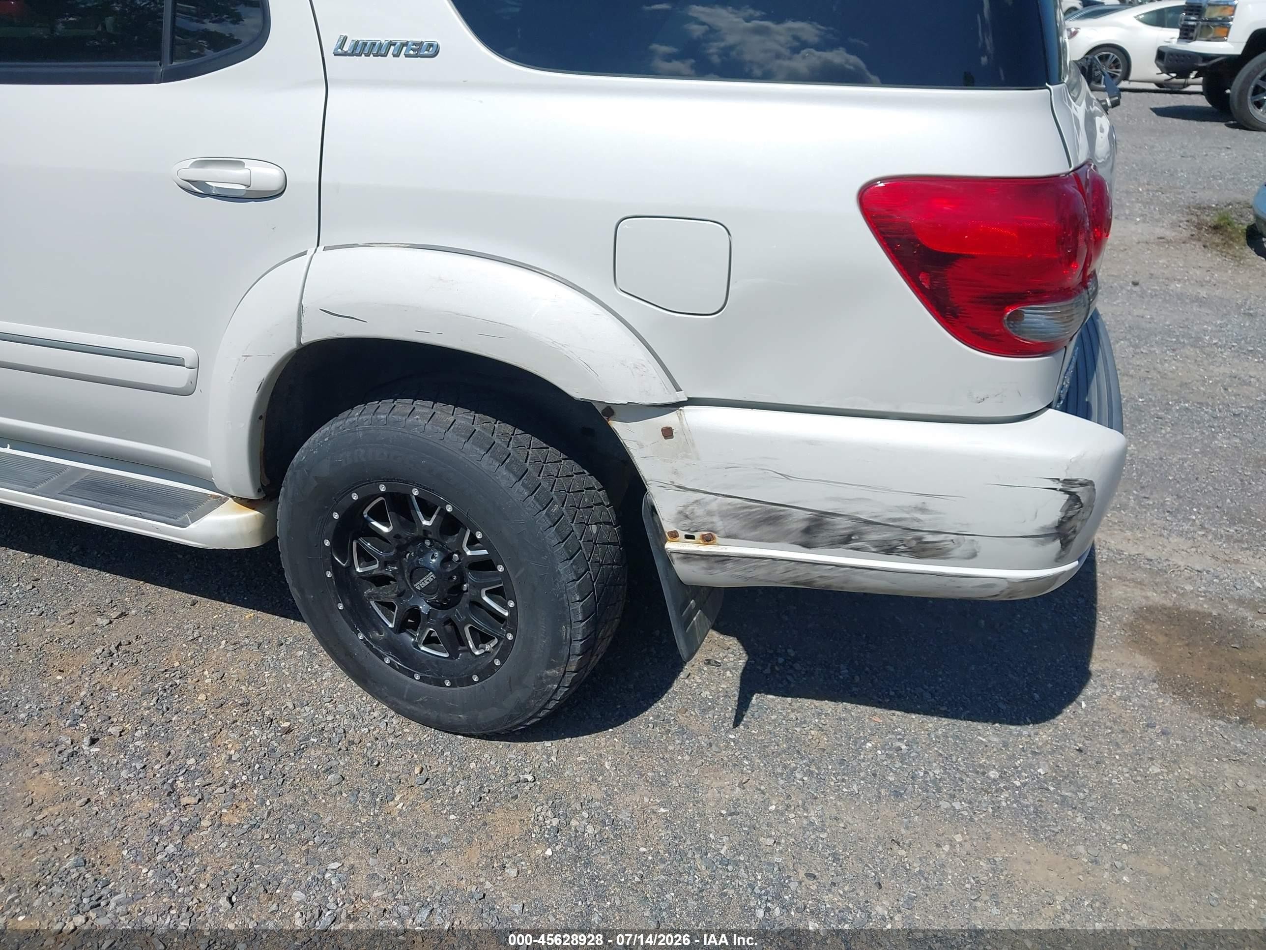 2006 Toyota Sequoia Limited V8 Белый vin: 5TDBT48A76S262320