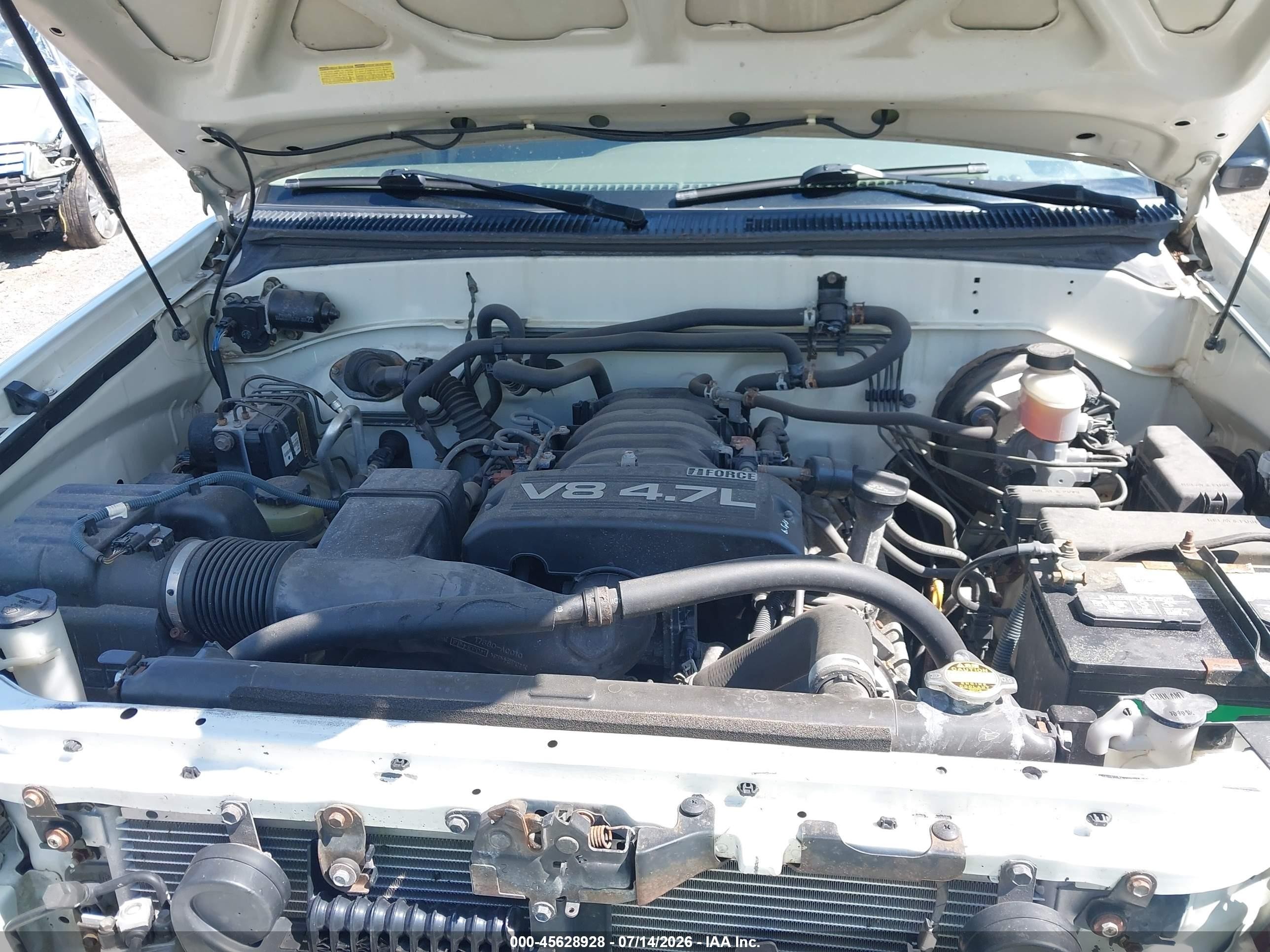 2006 Toyota Sequoia Limited V8 Белый vin: 5TDBT48A76S262320