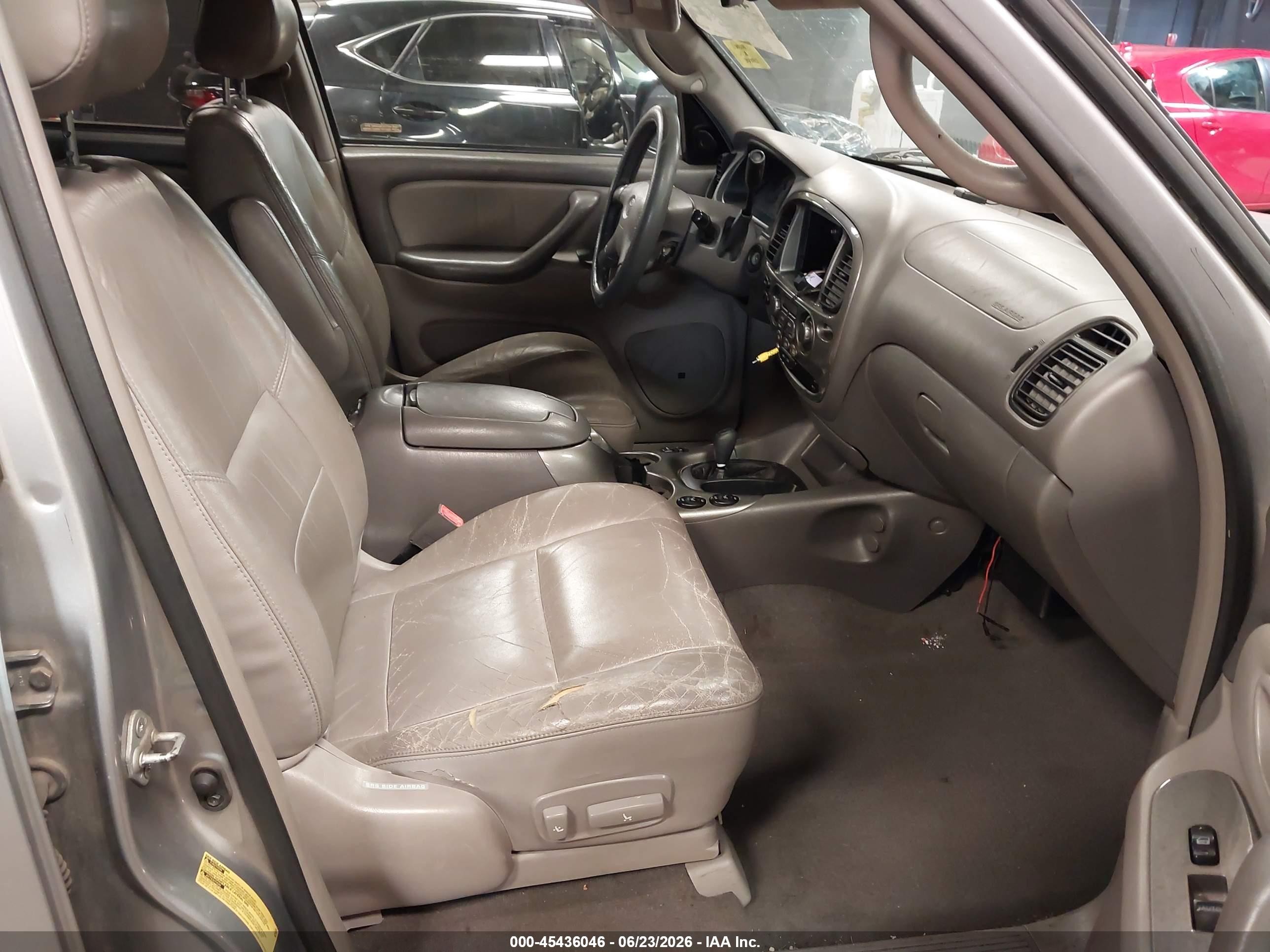 2002 Toyota Sequoia Limited V8 Gray vin: 5TDBT48A82S057793
