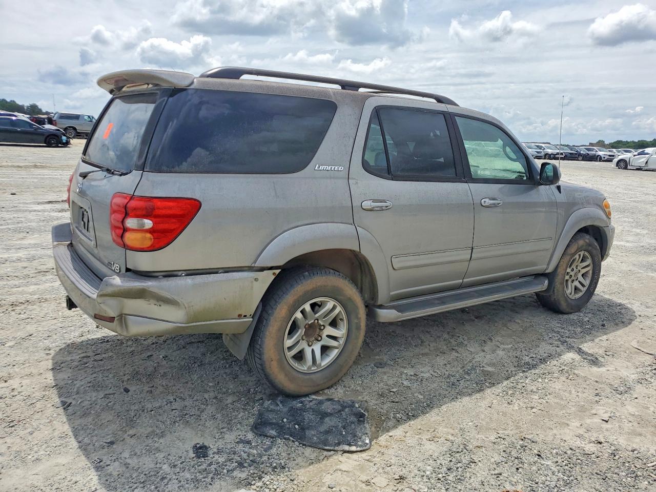2003 Toyota Sequoia Limited Gray vin: 5TDBT48A83S165753