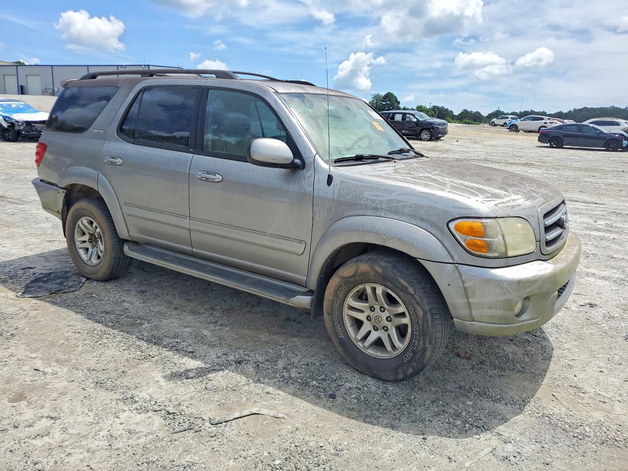 2003 Toyota Sequoia Limited Gray vin: 5TDBT48A83S165753
