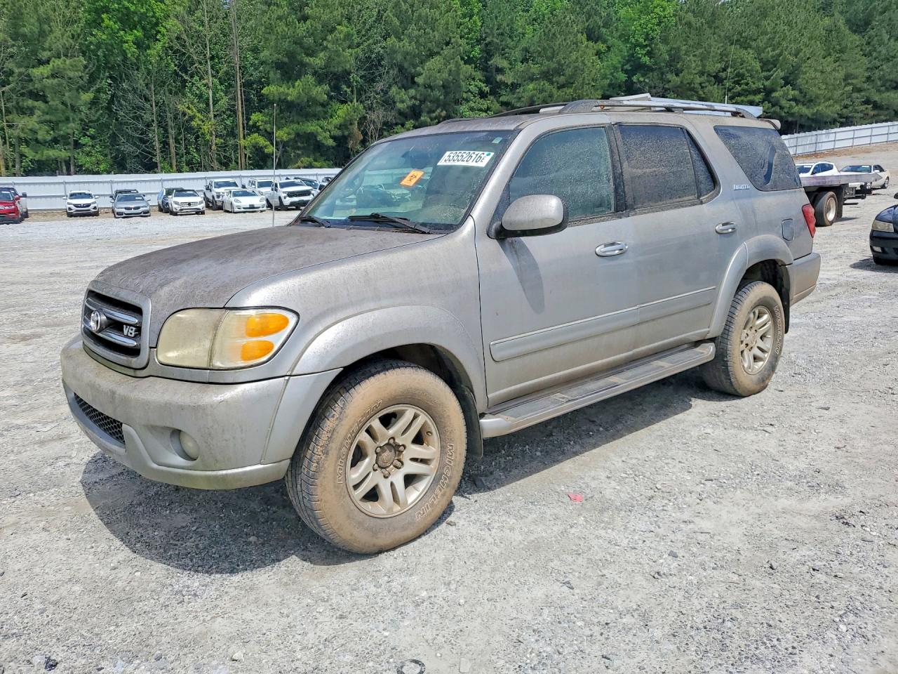 2003 Toyota Sequoia Limited Gray vin: 5TDBT48A83S165753