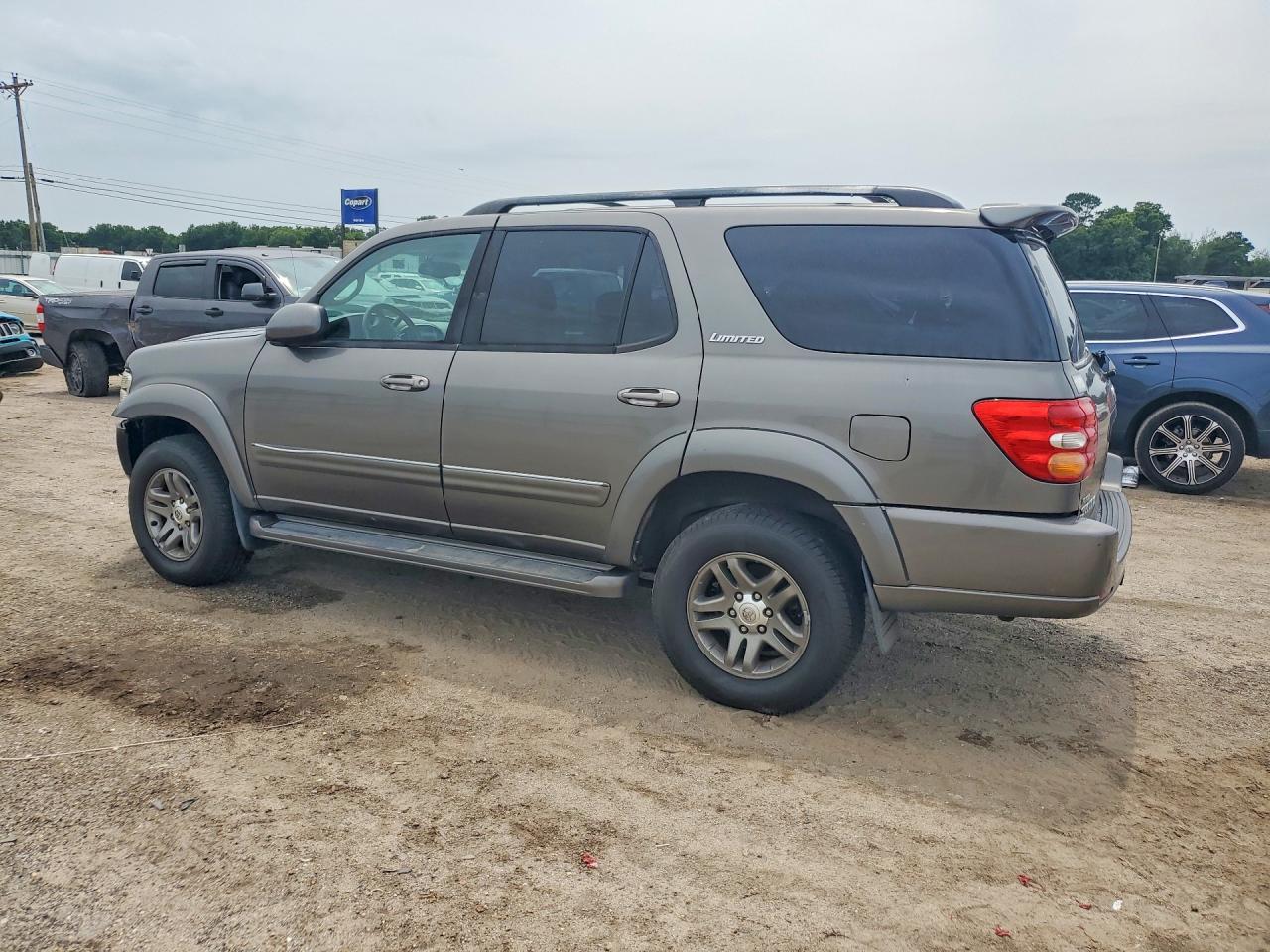 2004 Toyota Sequoia Limited Gray vin: 5TDBT48A84S216573