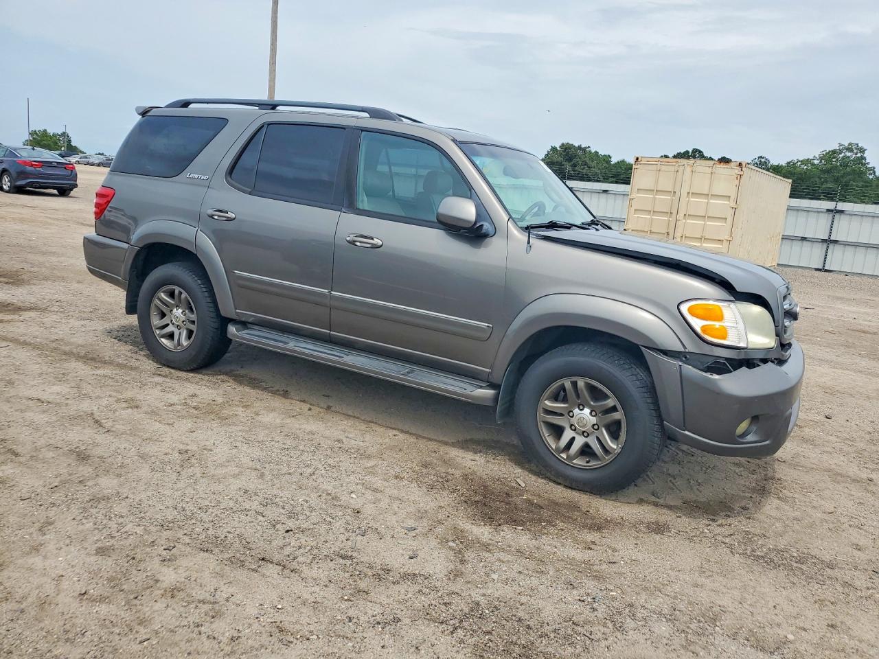 2004 Toyota Sequoia Limited Gray vin: 5TDBT48A84S216573