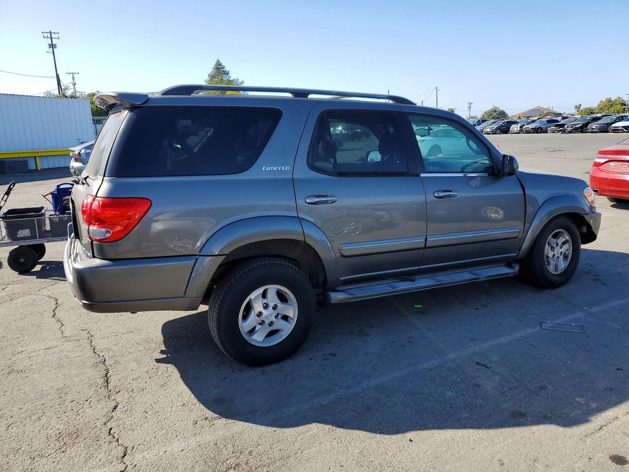 2005 Toyota Sequoia Limited Gray vin: 5TDBT48A85S240826