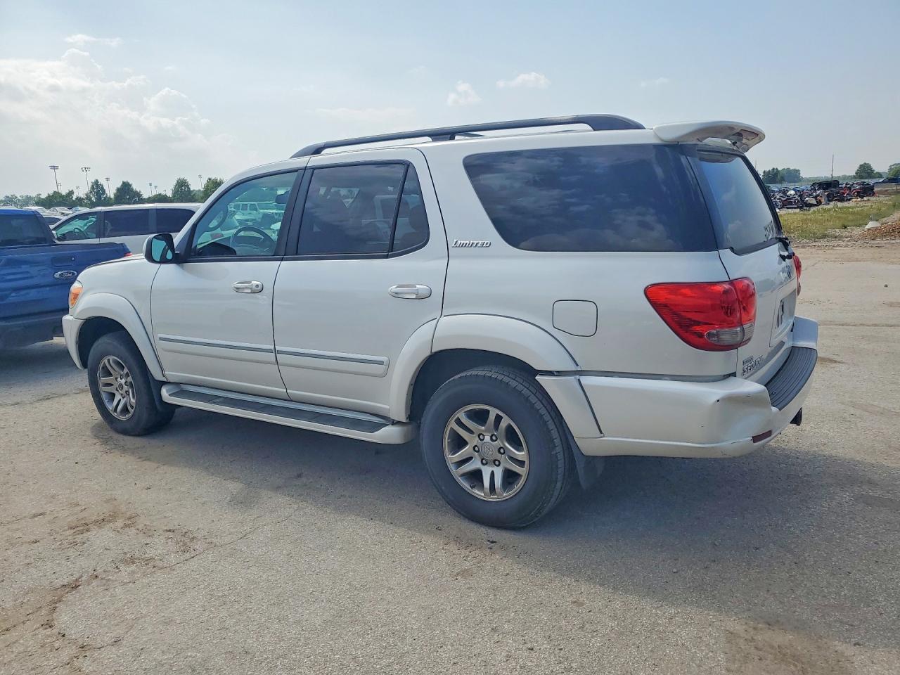 2006 Toyota Sequoia Limited White vin: 5TDBT48A86S264237