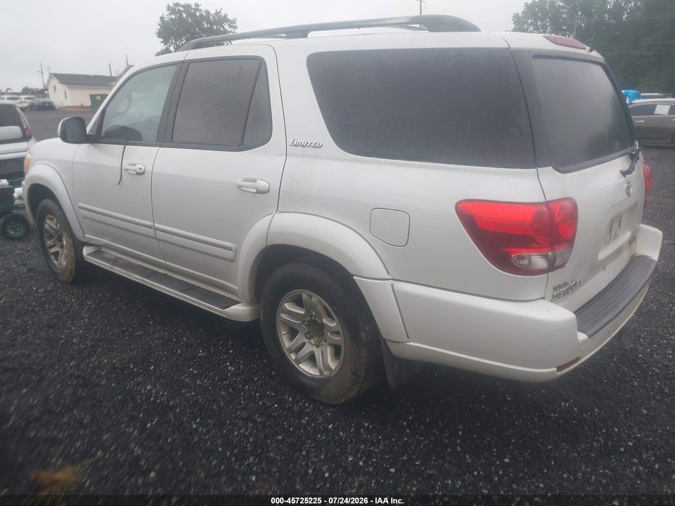 2006 Toyota Sequoia Limited V8 Белый vin: 5TDBT48A86S269972