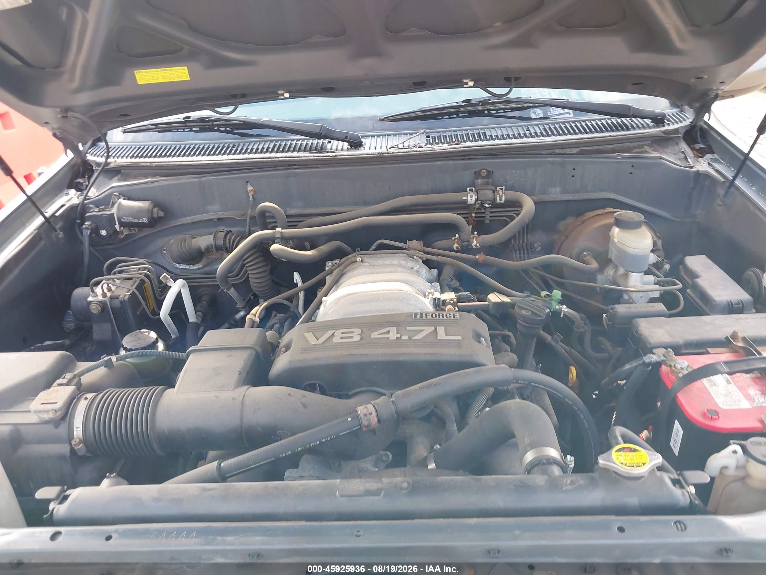 2003 Toyota Sequoia Limited V8 Серый vin: 5TDBT48A93S179113