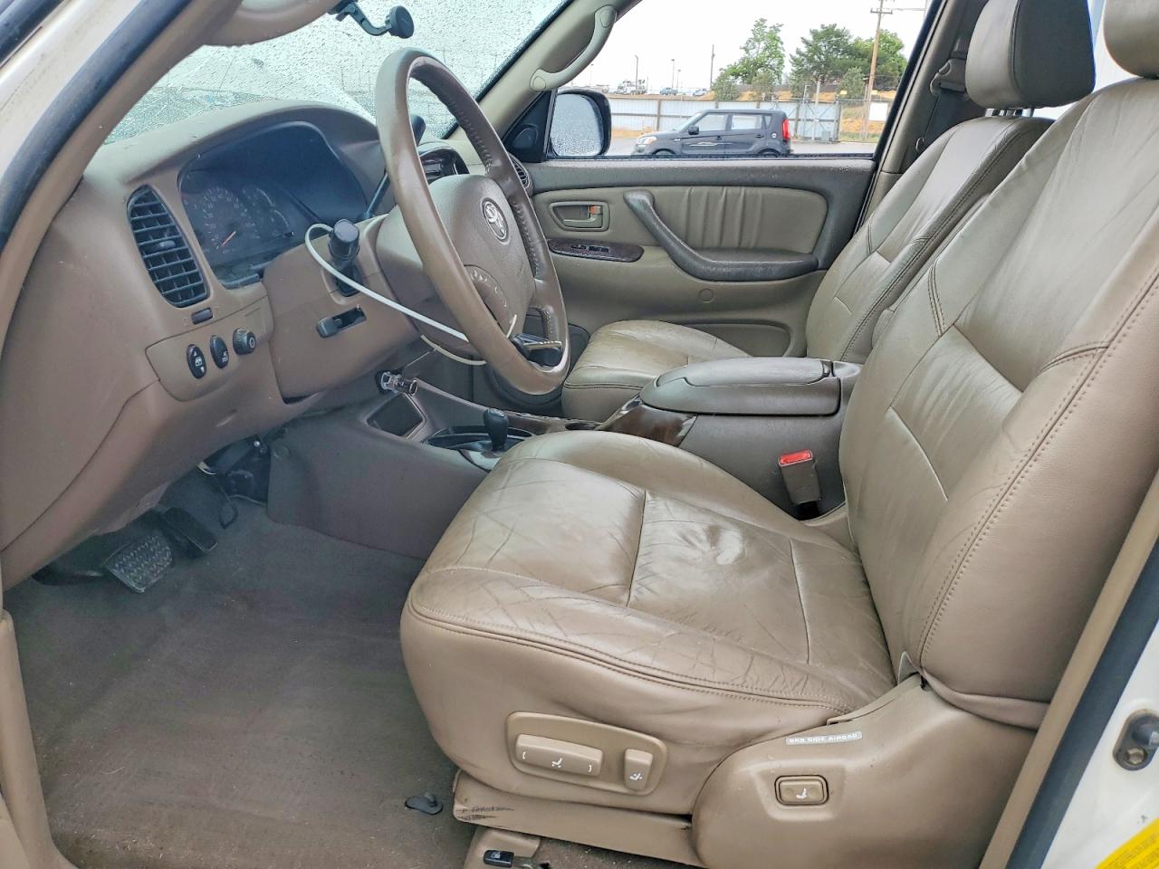 2003 Toyota Sequoia Limited White vin: 5TDBT48A93S181847