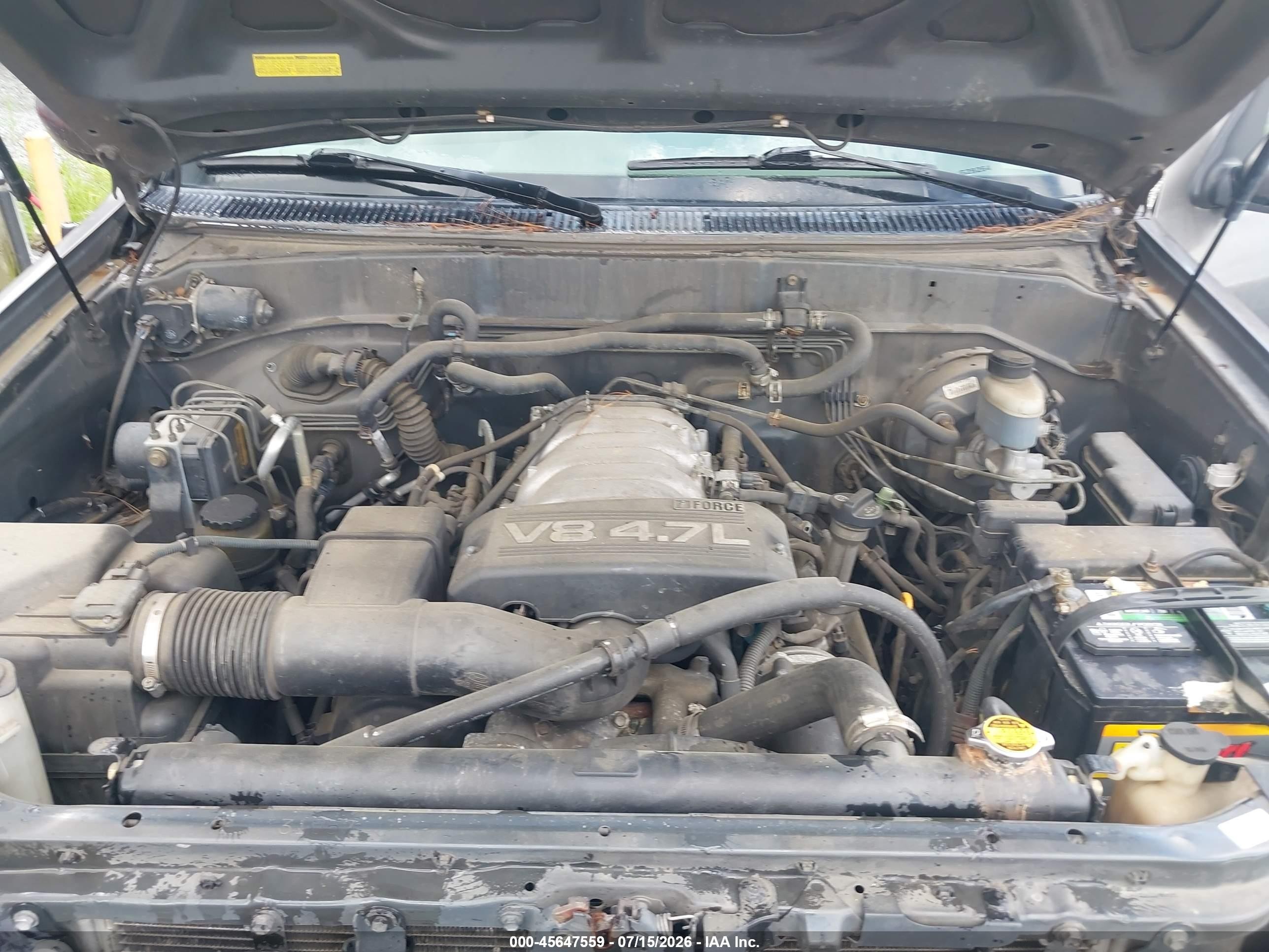 2004 Toyota Sequoia Limited V8 Gray vin: 5TDBT48A94S217487