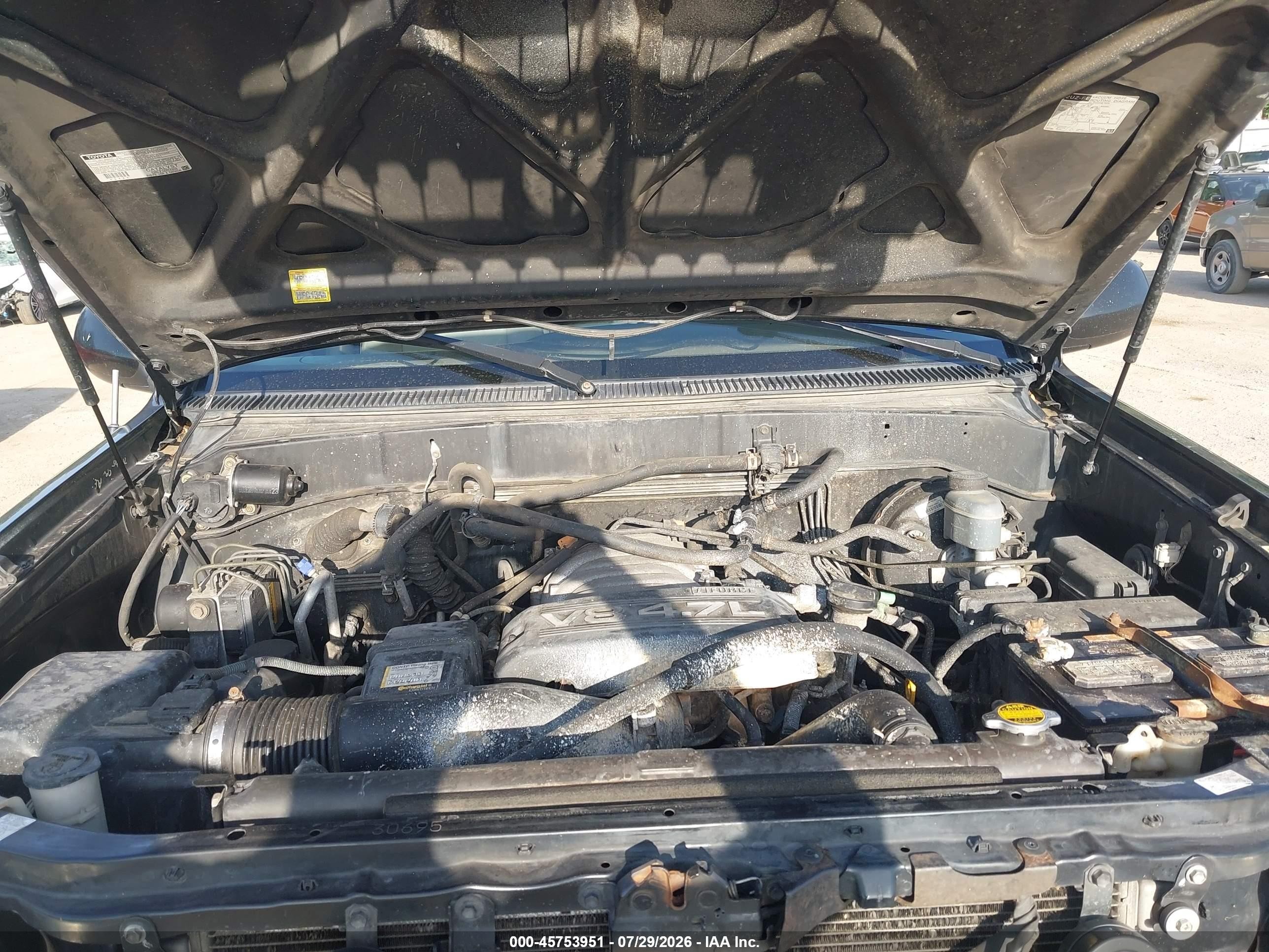 2004 Toyota Sequoia Limited V8 Черный vin: 5TDBT48A94S226867