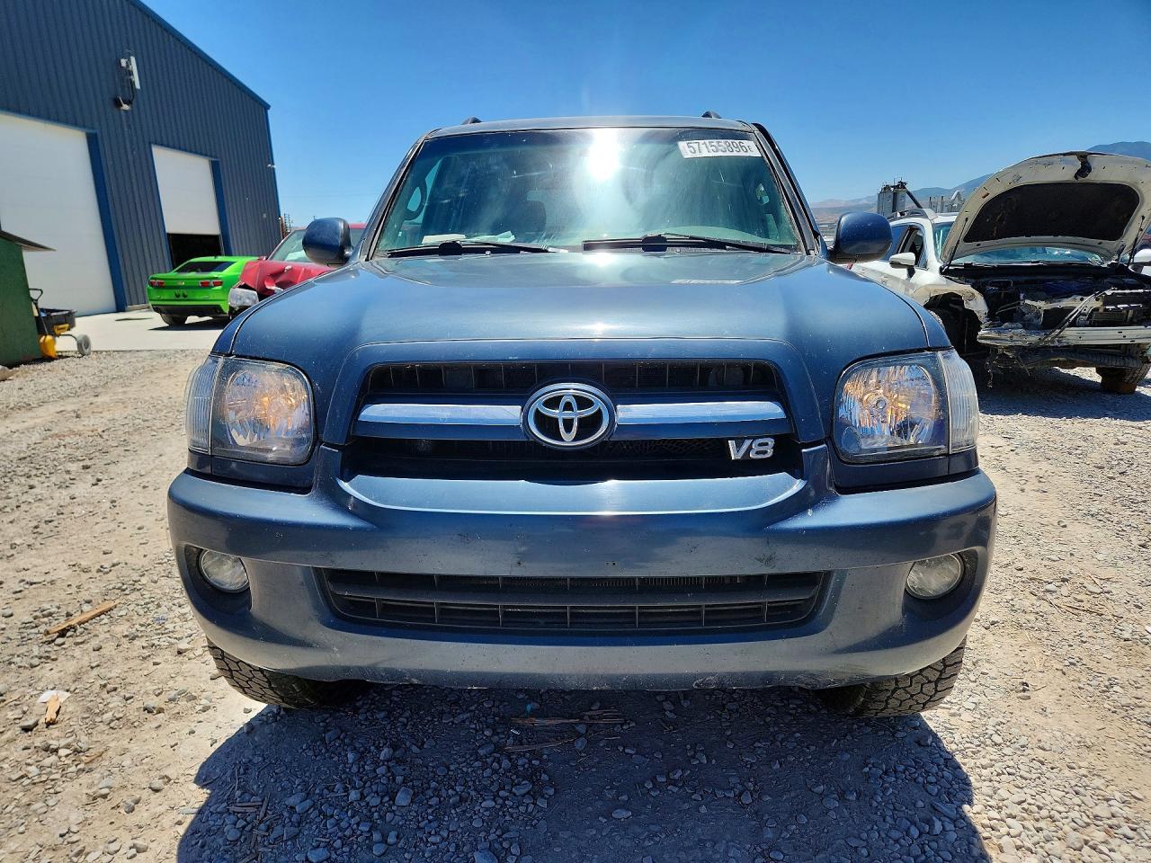 2005 Toyota Sequoia Limited Teal vin: 5TDBT48A95S235442