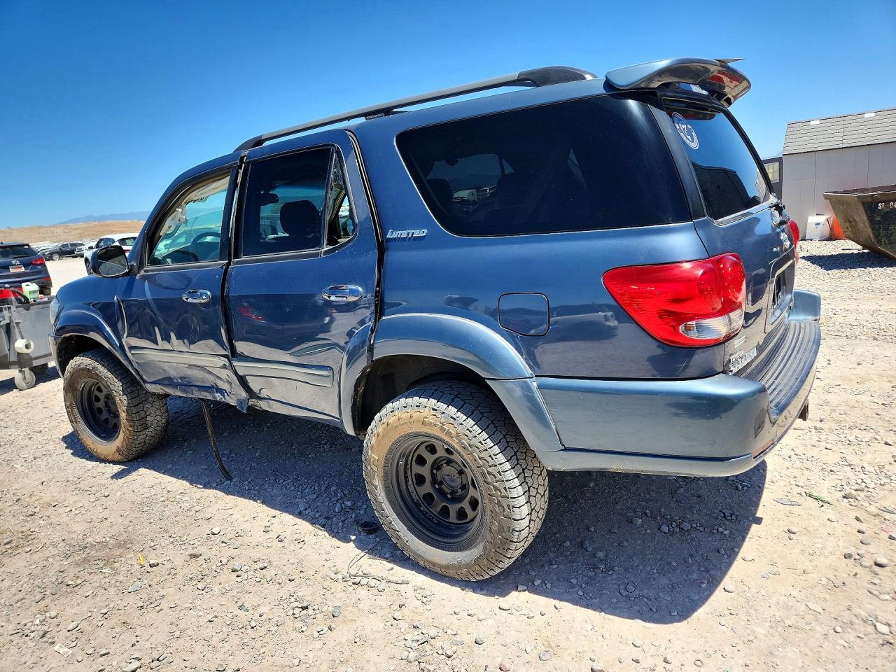 2005 Toyota Sequoia Limited Teal vin: 5TDBT48A95S235442