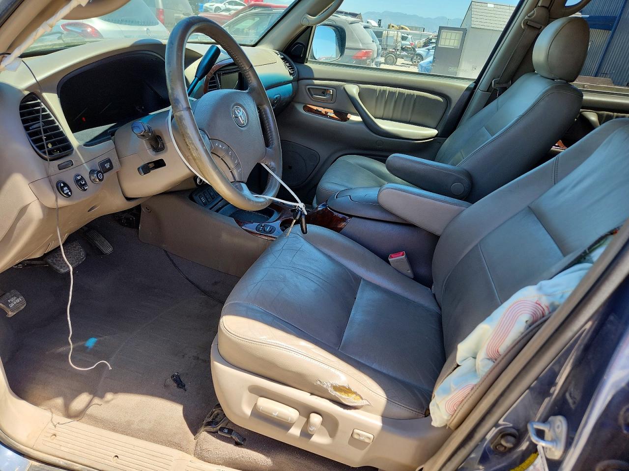 2005 Toyota Sequoia Limited Teal vin: 5TDBT48A95S235442