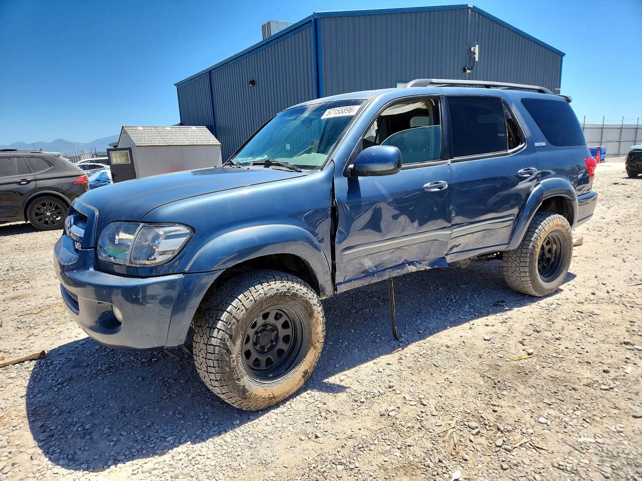 2005 Toyota Sequoia Limited Teal vin: 5TDBT48A95S235442