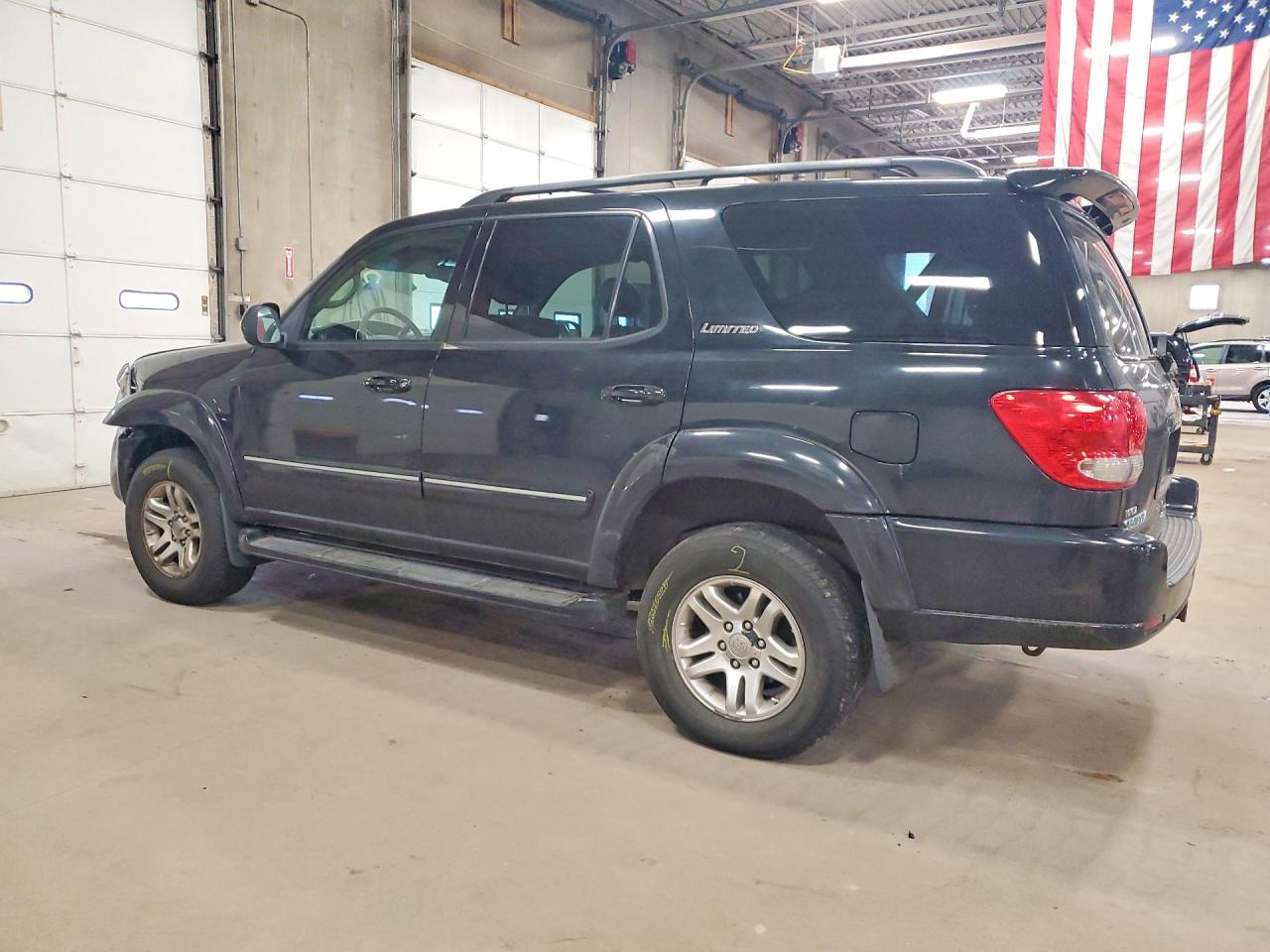 2005 Toyota Sequoia Limited Black vin: 5TDBT48A95S236414