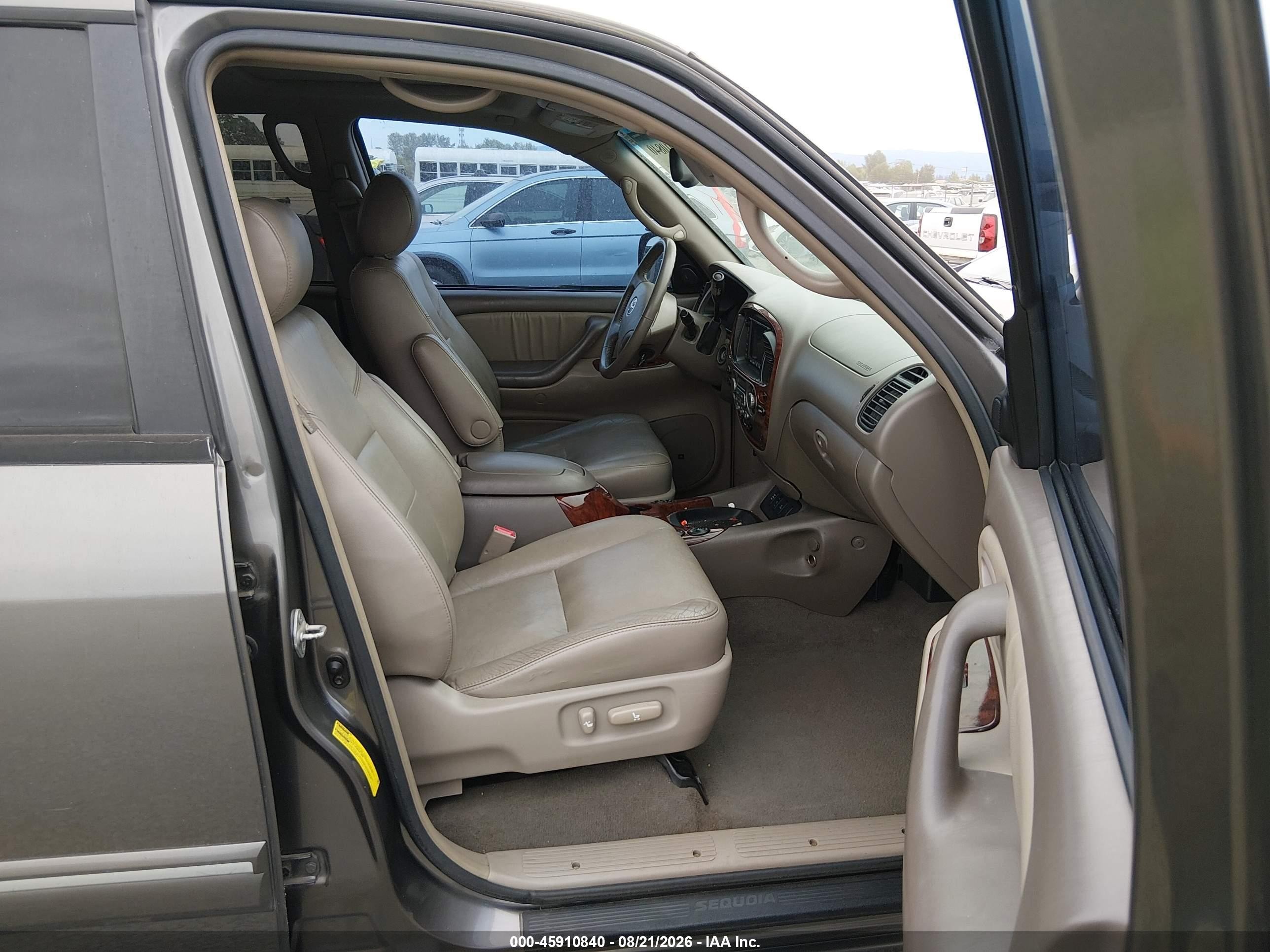 2006 Toyota Sequoia Limited V8 Brown vin: 5TDBT48A96S270788