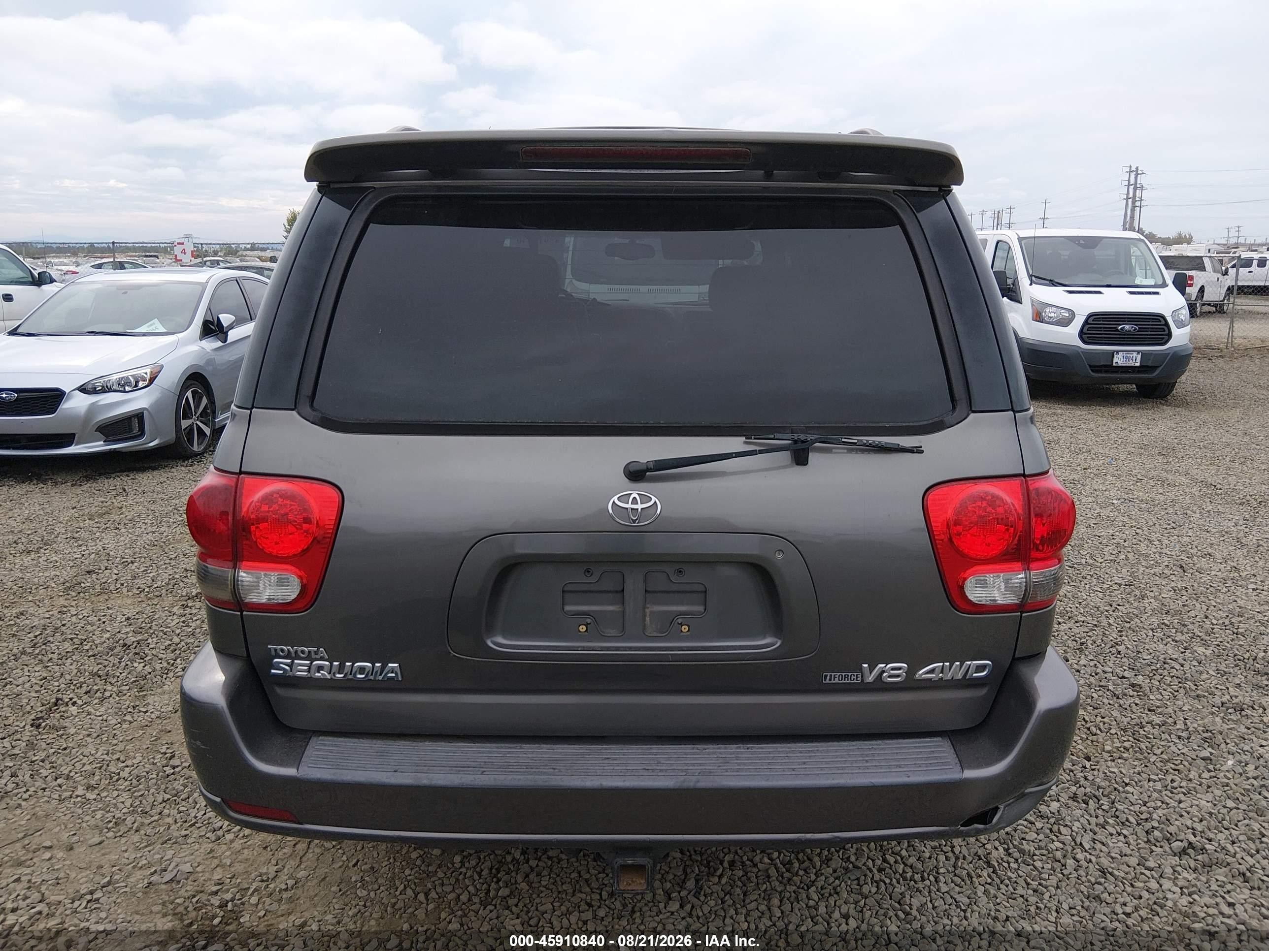 2006 Toyota Sequoia Limited V8 Brown vin: 5TDBT48A96S270788