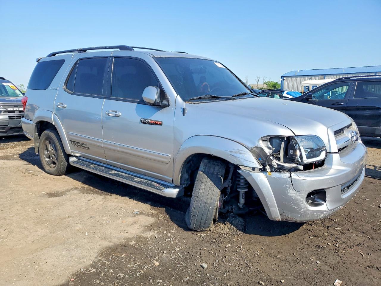 2001 Toyota Sequoia Limited Gray vin: 5TDBT48AX1S001692