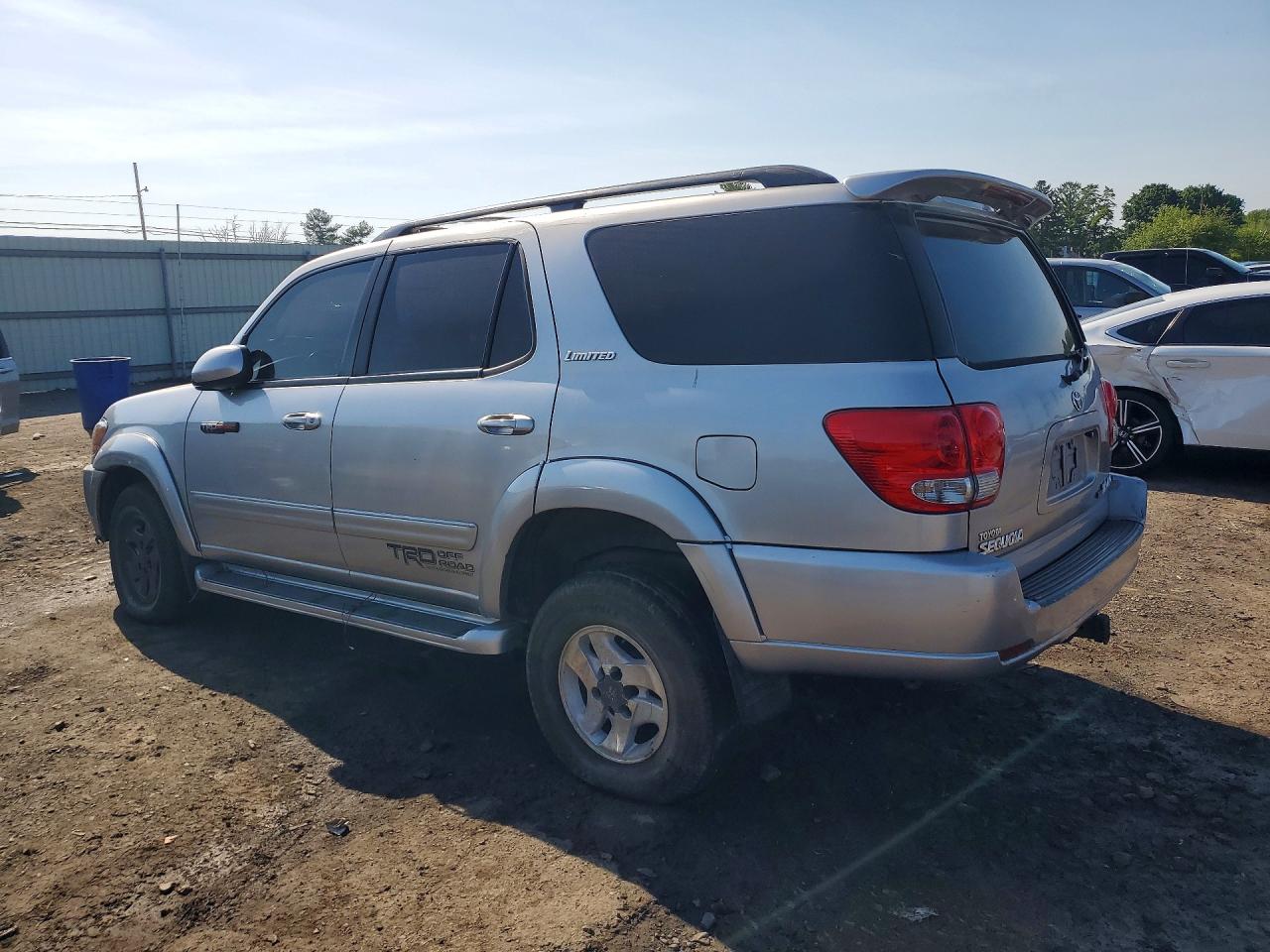 2001 Toyota Sequoia Limited Gray vin: 5TDBT48AX1S001692