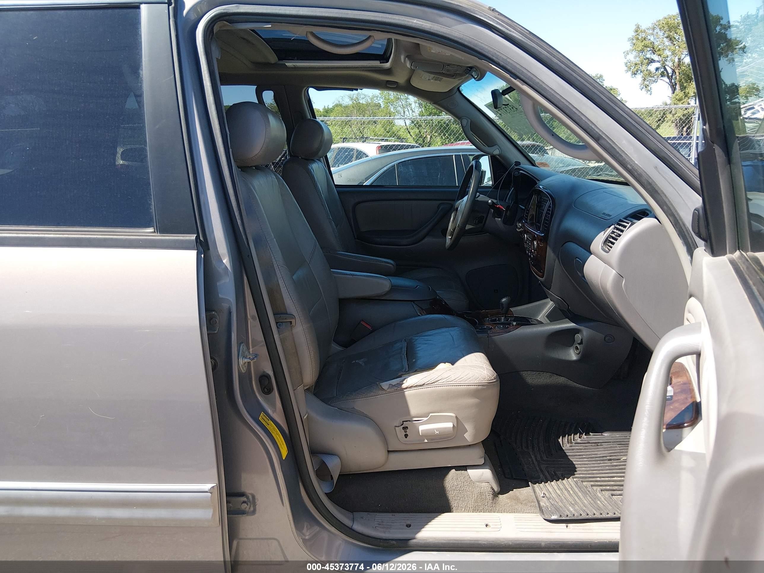 2002 Toyota Sequoia Limited V8 Gold vin: 5TDBT48AX2S109344