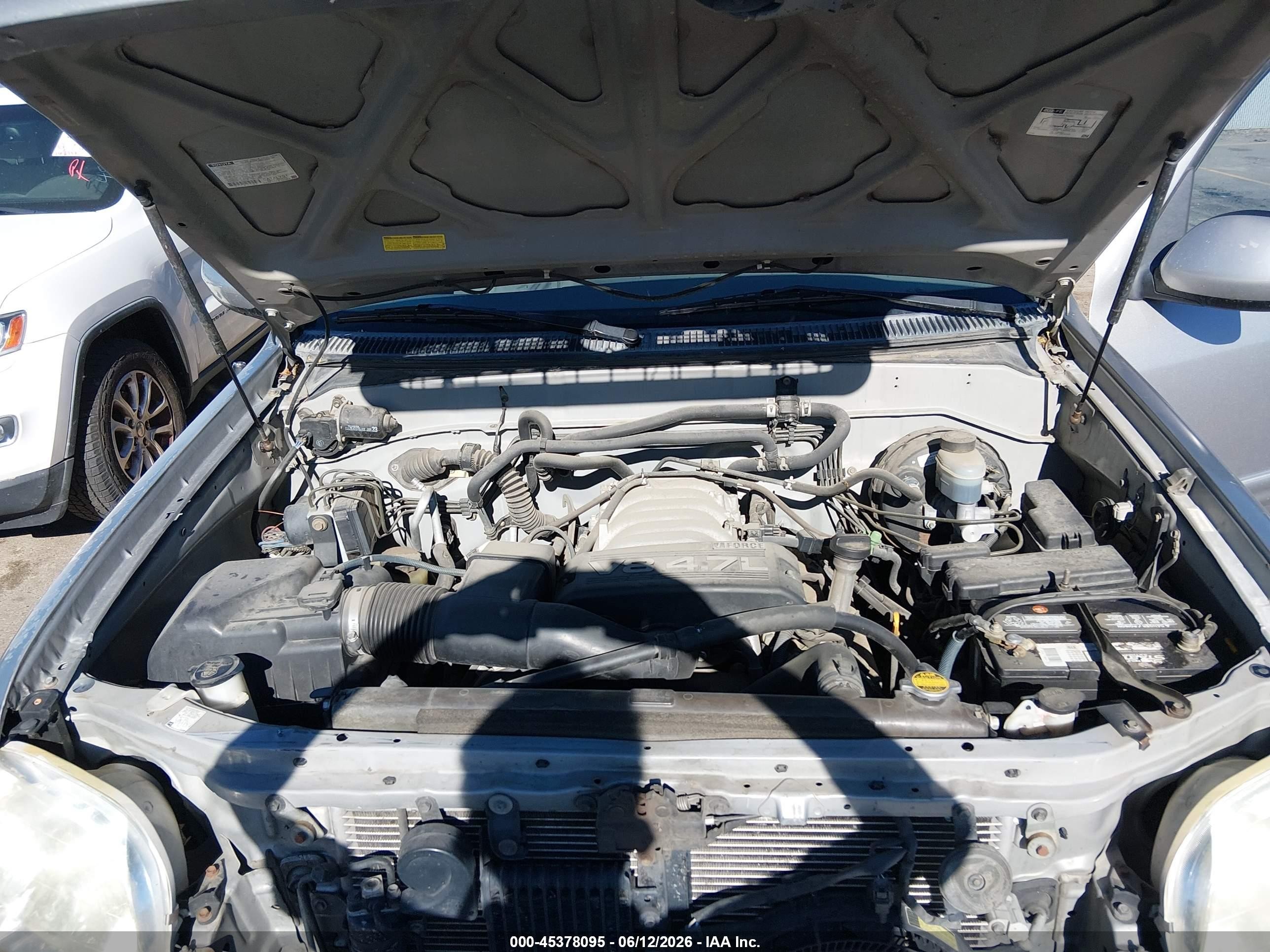 2003 Toyota Sequoia Limited V8 Gray vin: 5TDBT48AX3S160411