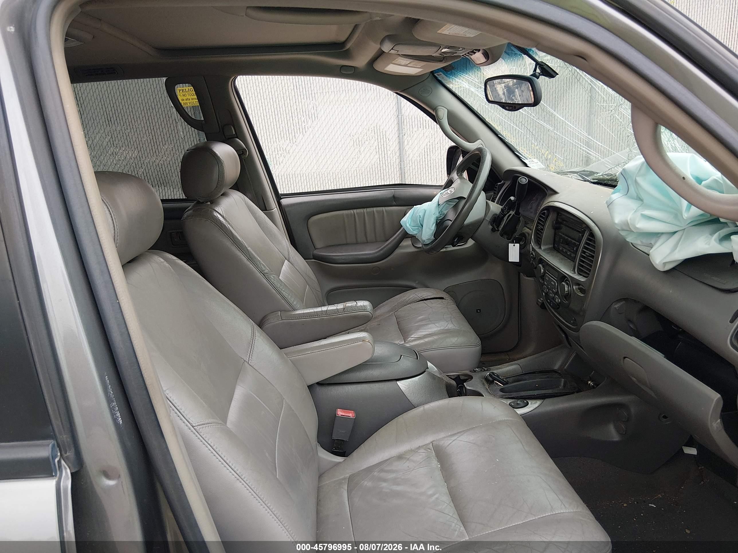 2004 Toyota Sequoia Limited V8 Gray vin: 5TDBT48AX4S218941