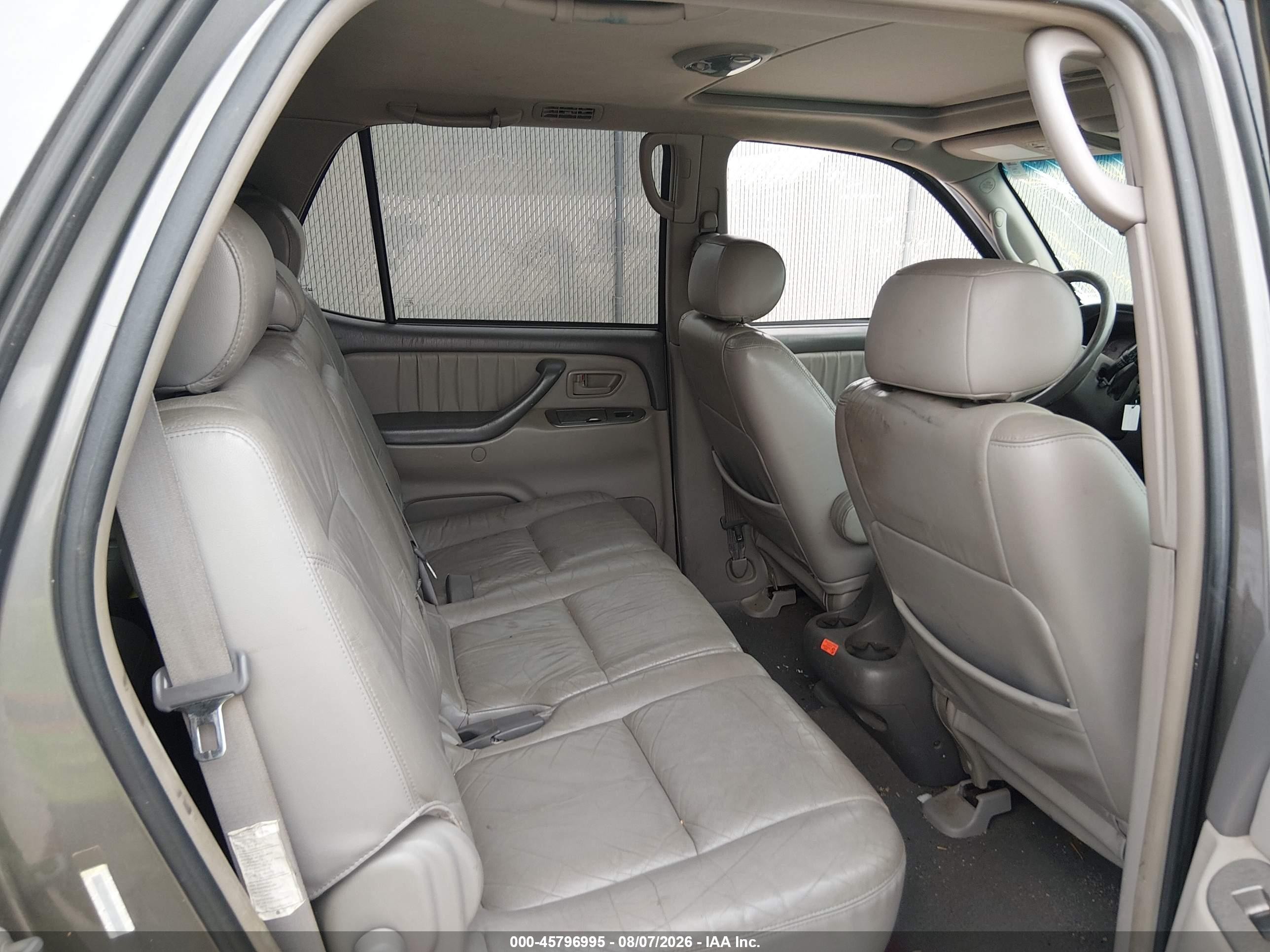 2004 Toyota Sequoia Limited V8 Gray vin: 5TDBT48AX4S218941