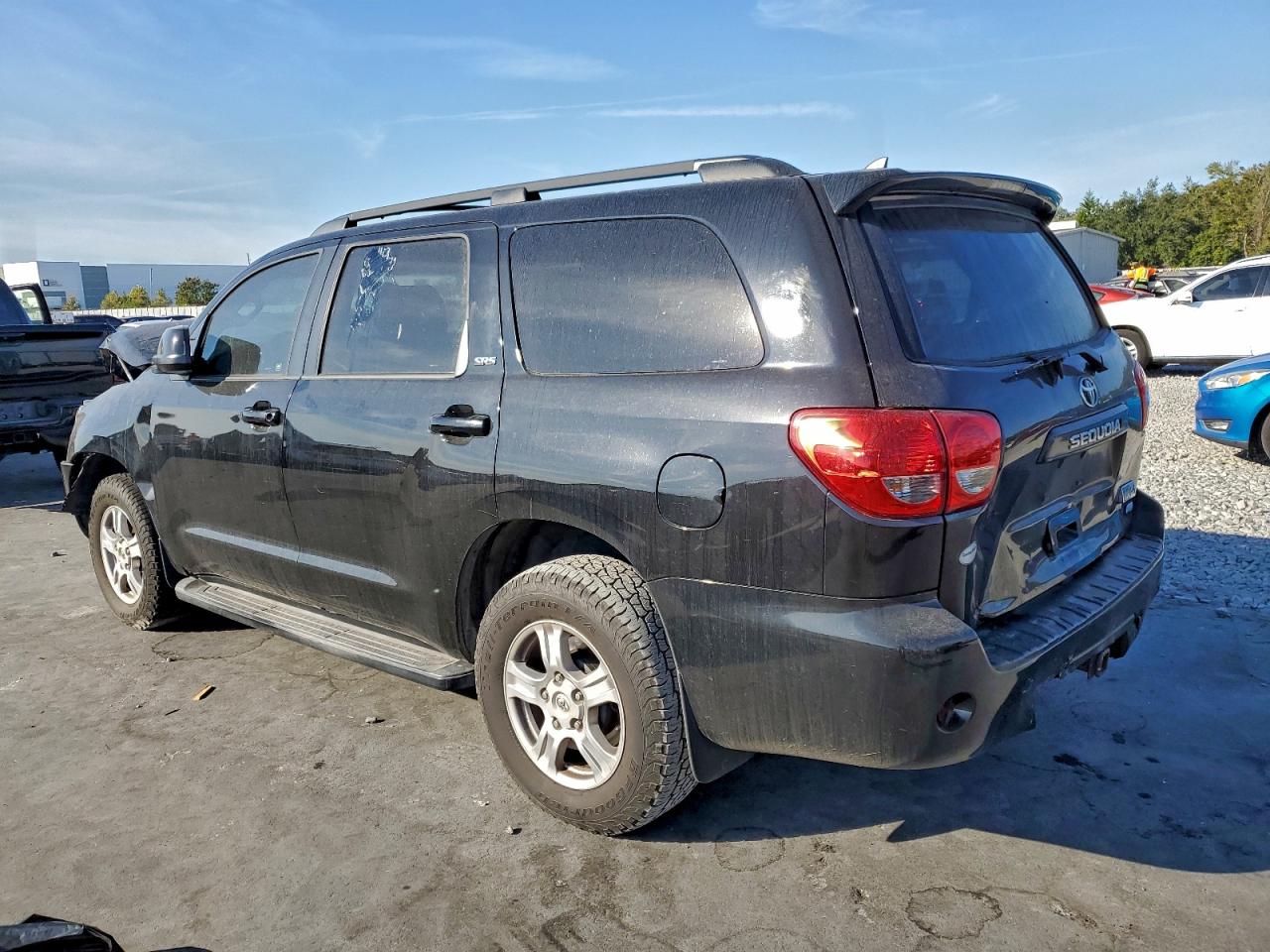 2014 Toyota Sequoia Sr5 Black vin: 5TDBW5G10ES098020